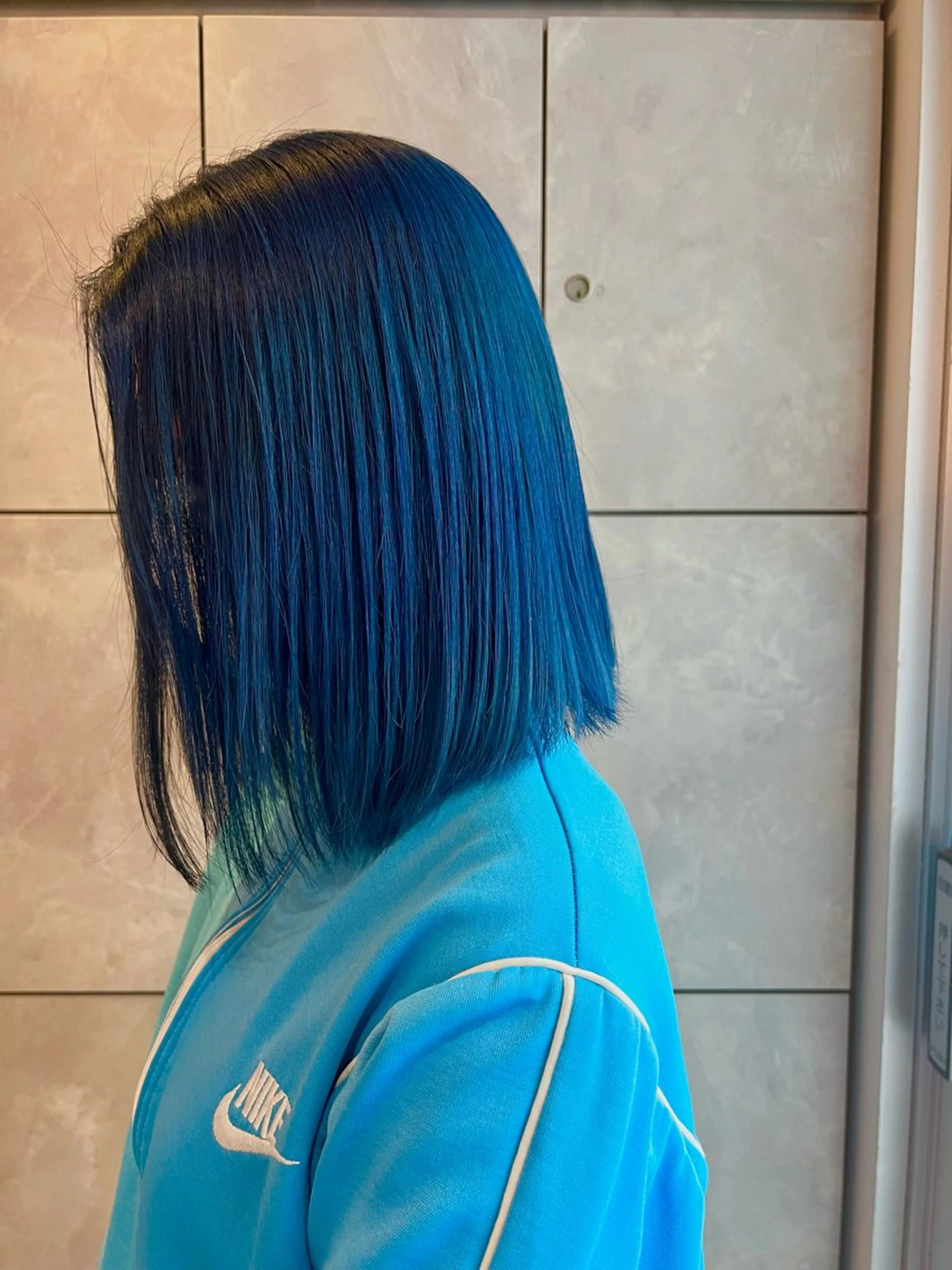 セミロング カラー ヘアアレンジ ヘアカラー トリートメント ヘアセット 🌈インナーカラー ‘ショウマ’🌈のヘアスタイル