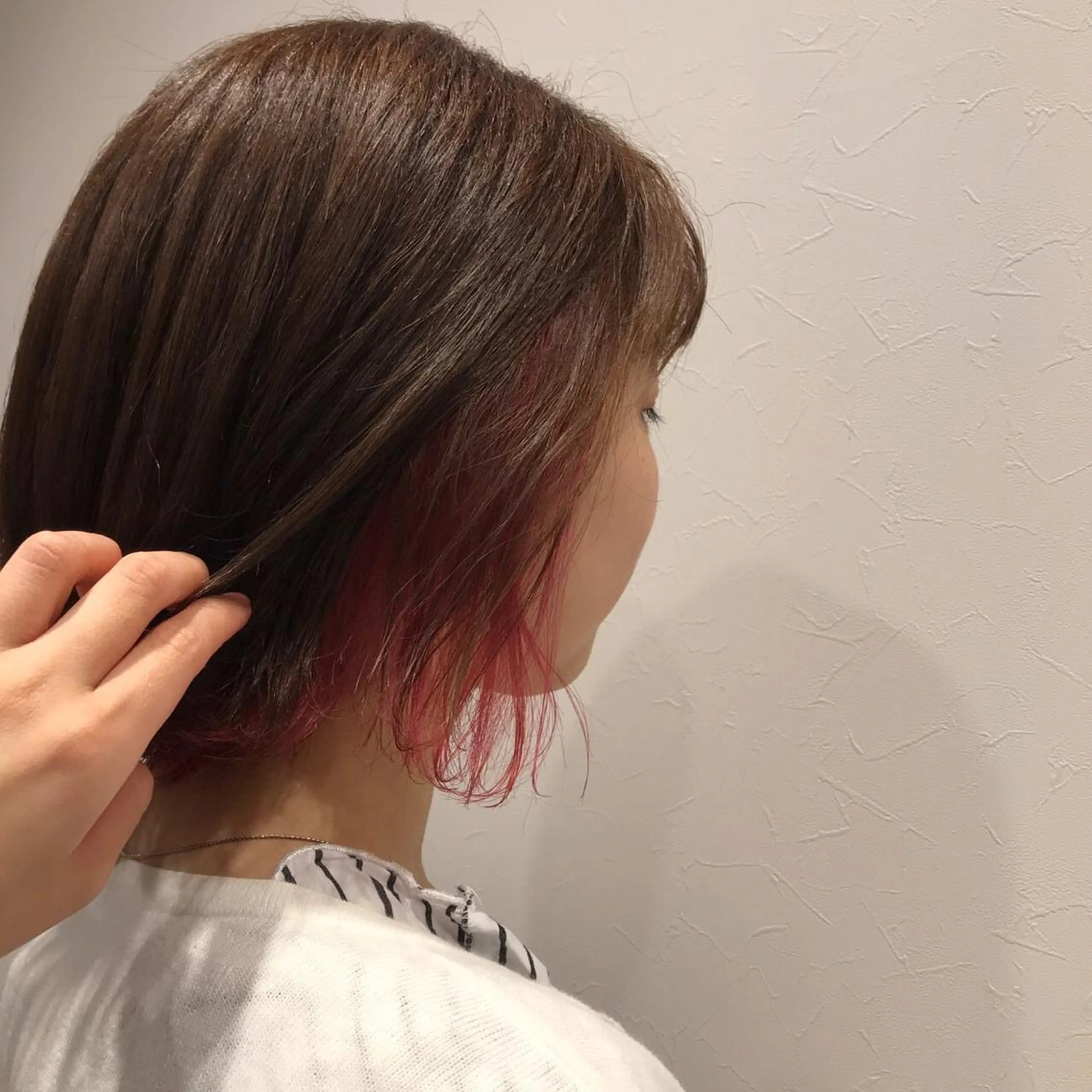 カラー イヤリングカラー 🪼高評価🪼 💎柴崎の藤咲💎のヘアスタイル