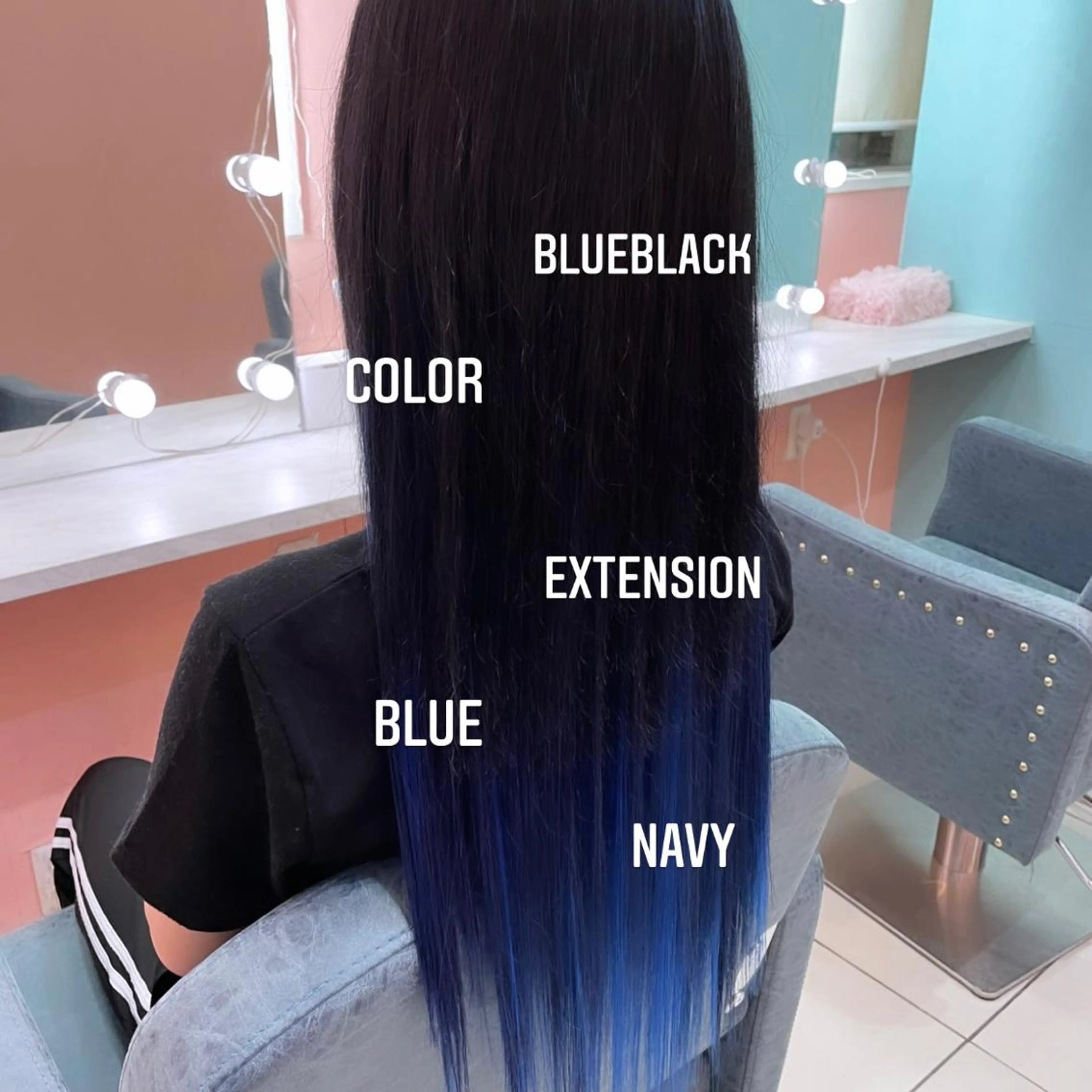 ロング カラー ヘアカラー エクステ エクステ🩵ブリーチ 韓国ヘア🩵KAEのヘアスタイル