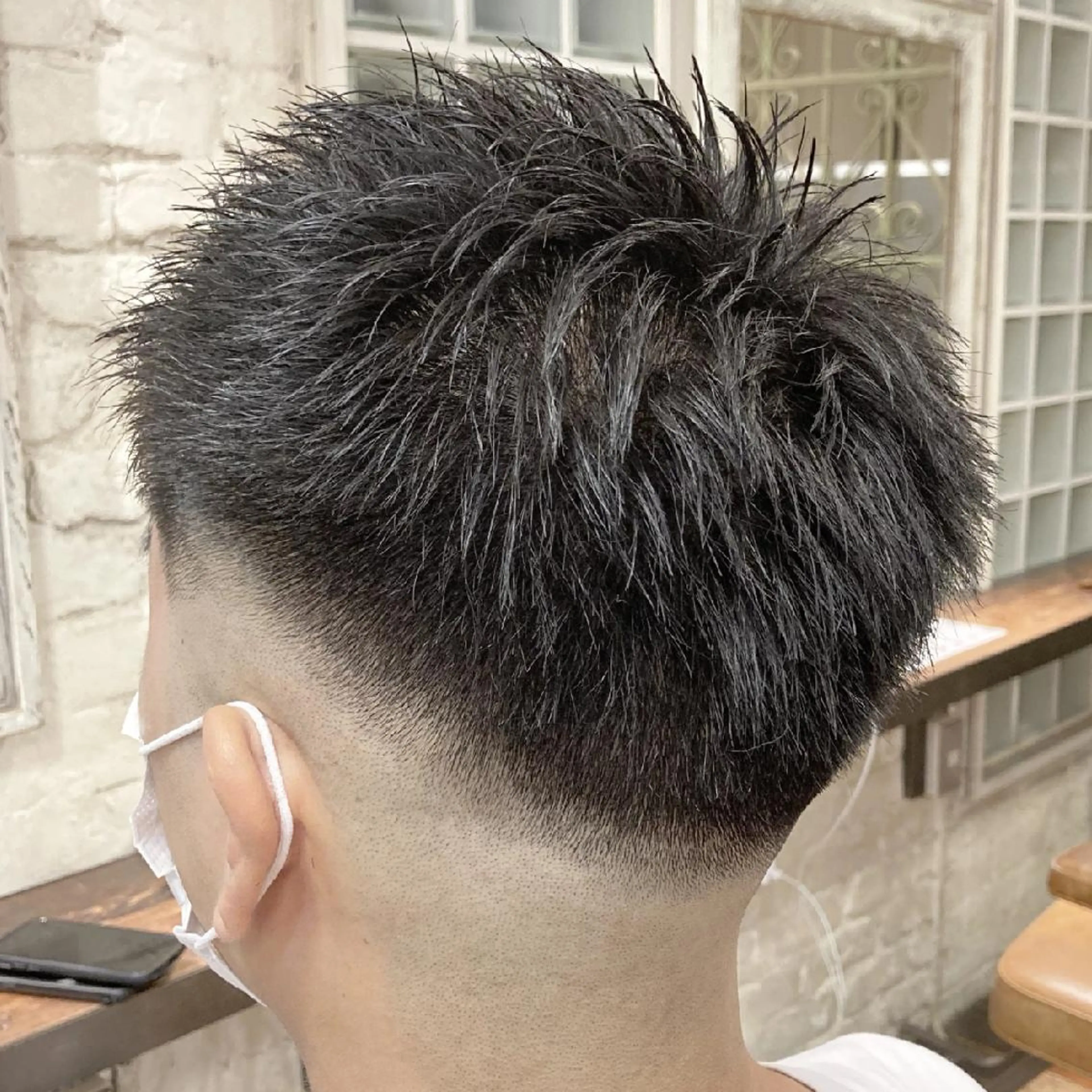 ショート メンズ カット メンズ/フェード/ バーバー/盛山大地のヘアスタイル