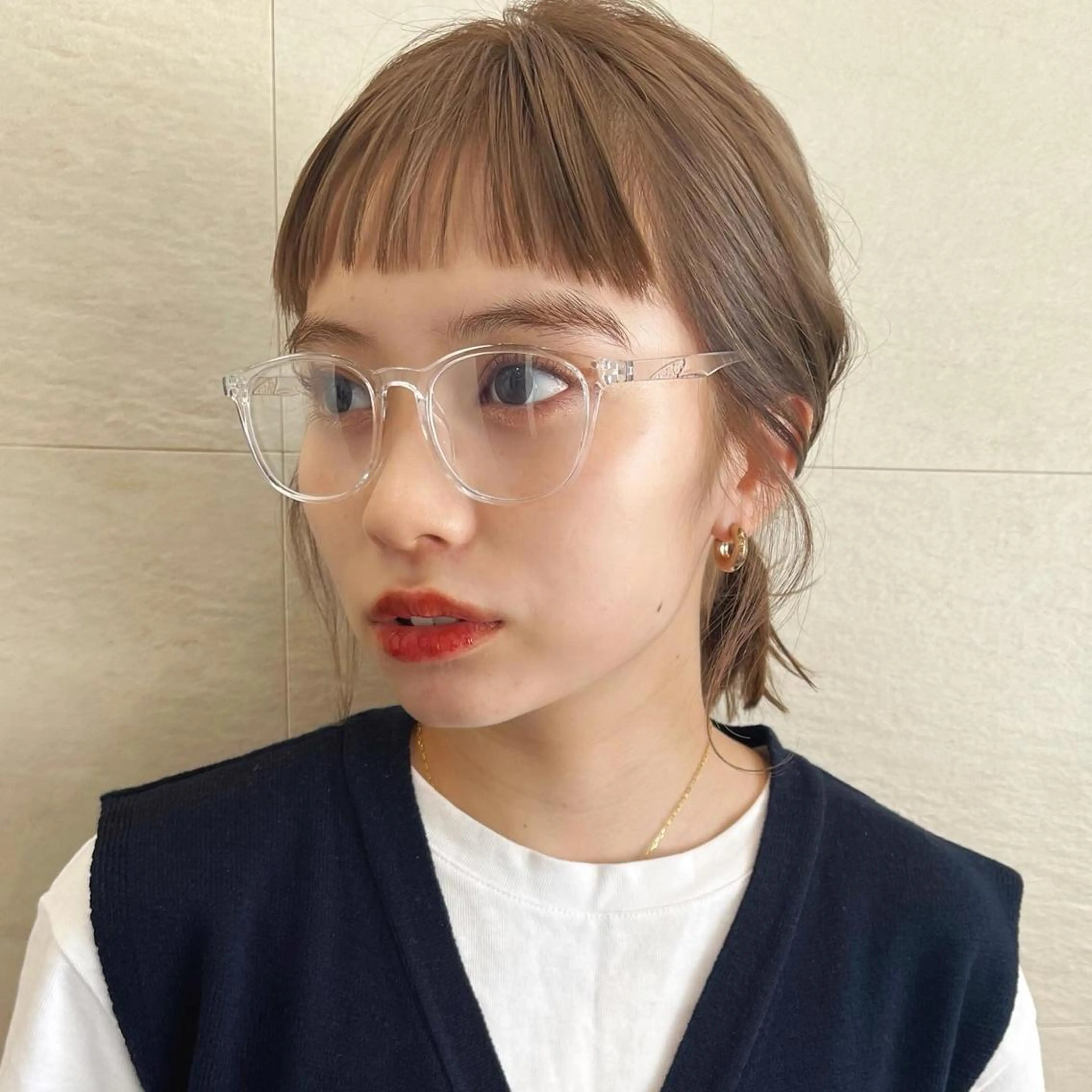 ショート カラー 🌱小顔ヘア/ボブ ミディアム/双葉🌱のヘアスタイル