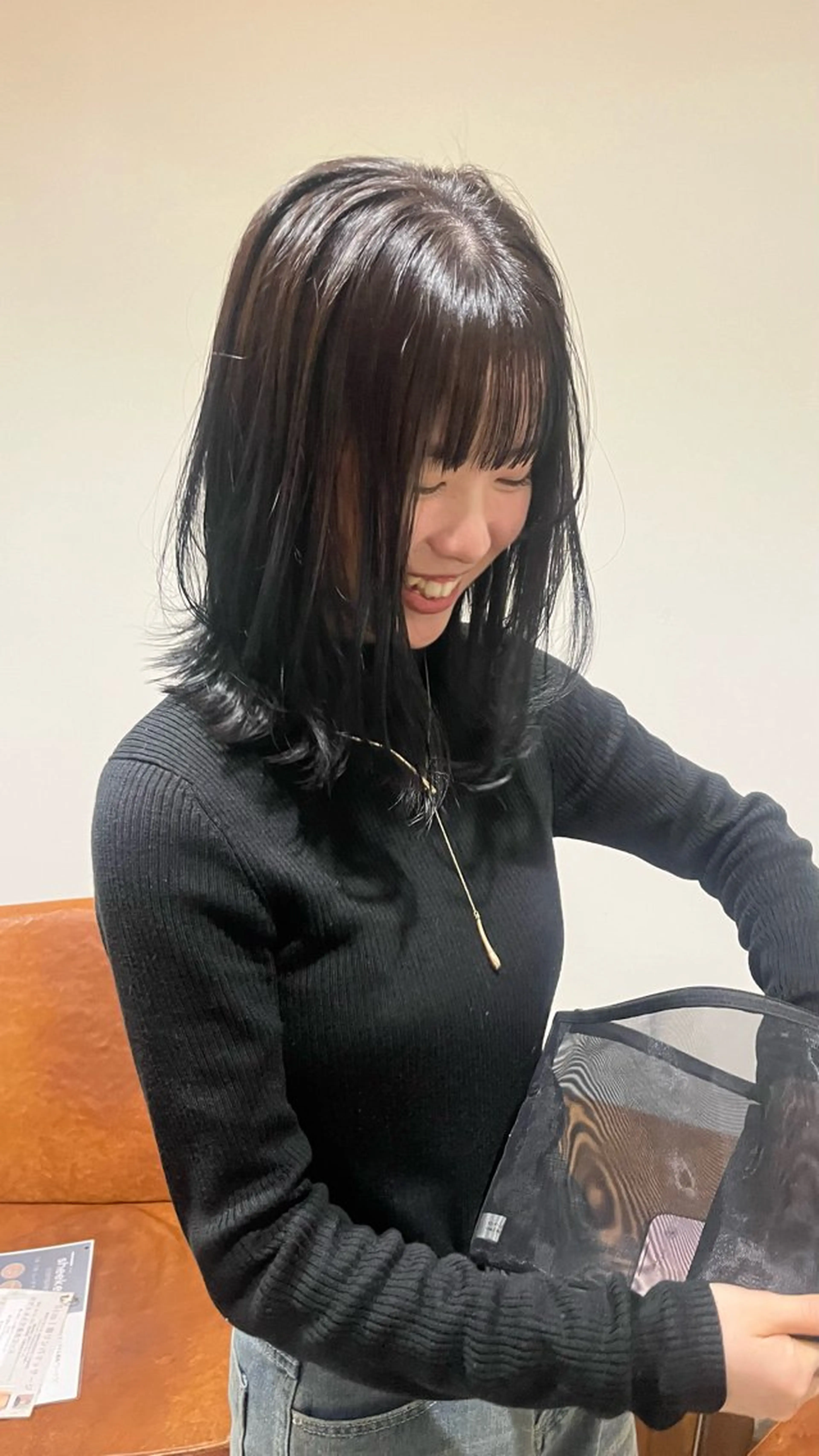 ミディアム レイヤーカット 梅田美容室/カット /Maoのヘアスタイル