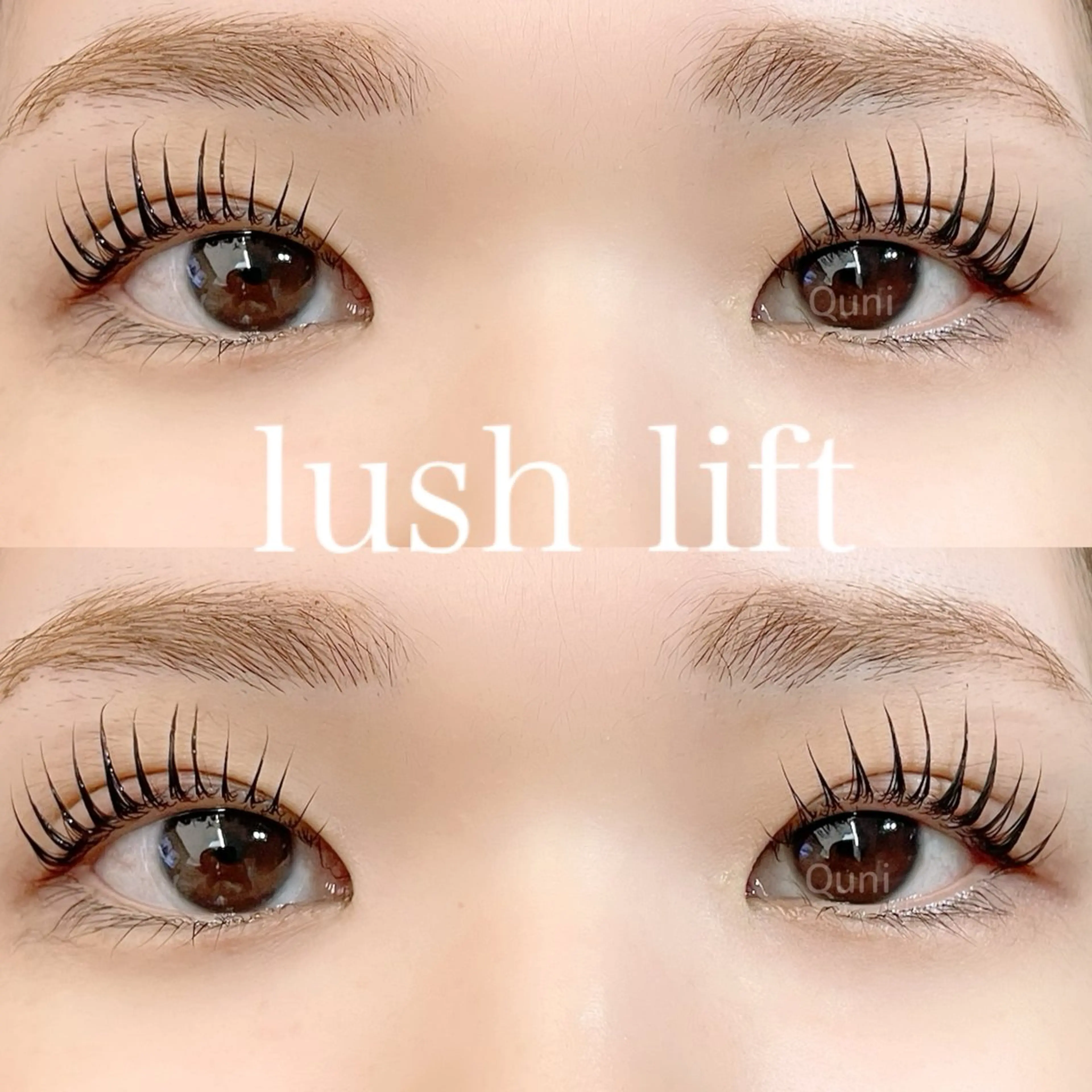 マツエク・マツパ Quni ☁️のマツエク・マツパデザイン