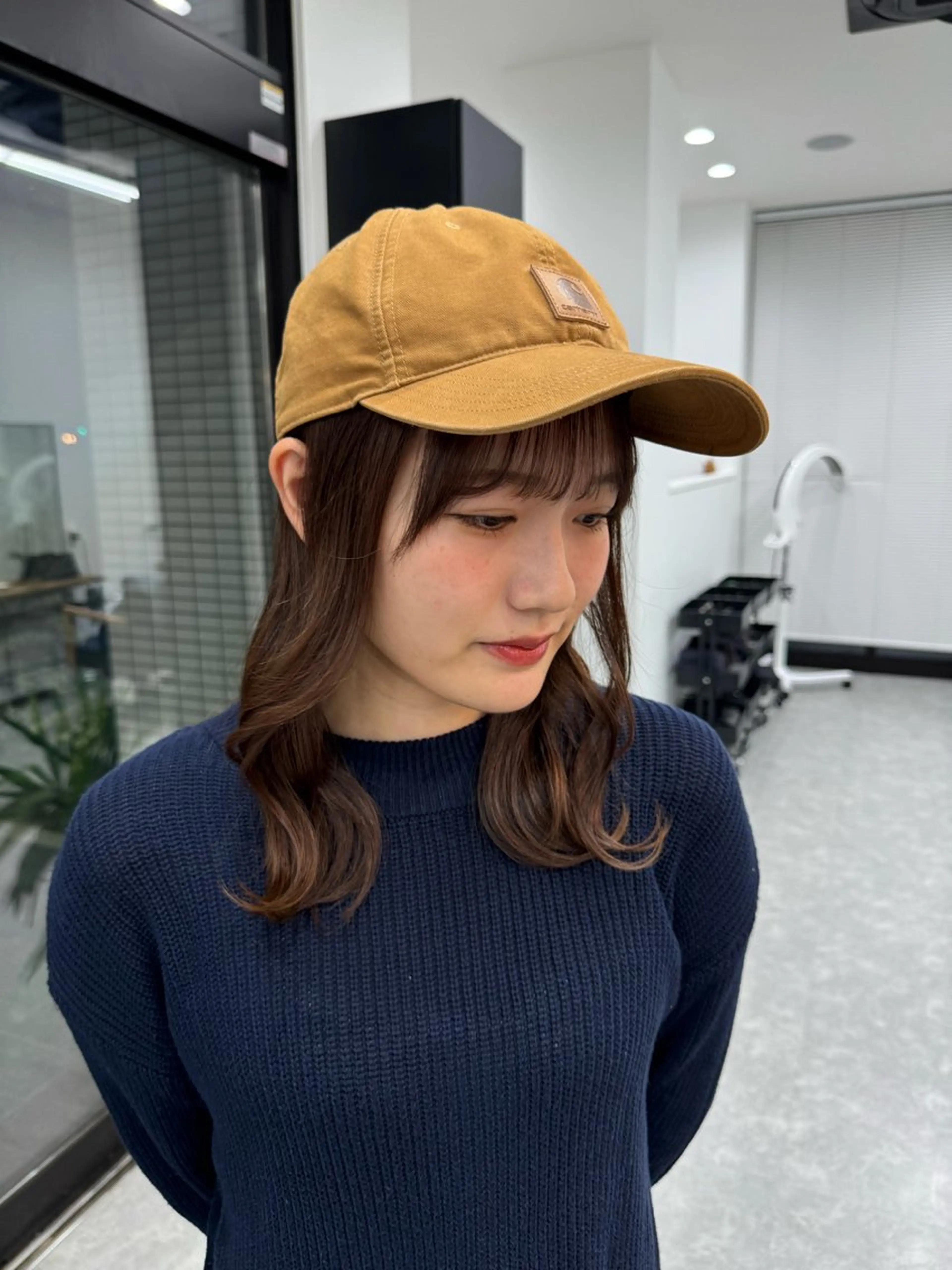 ミディアム カラー BELLE by revo所属・𝘀𝗮𝗲 ⑅*/ 艶髪/ショートボブのヘアスタイル