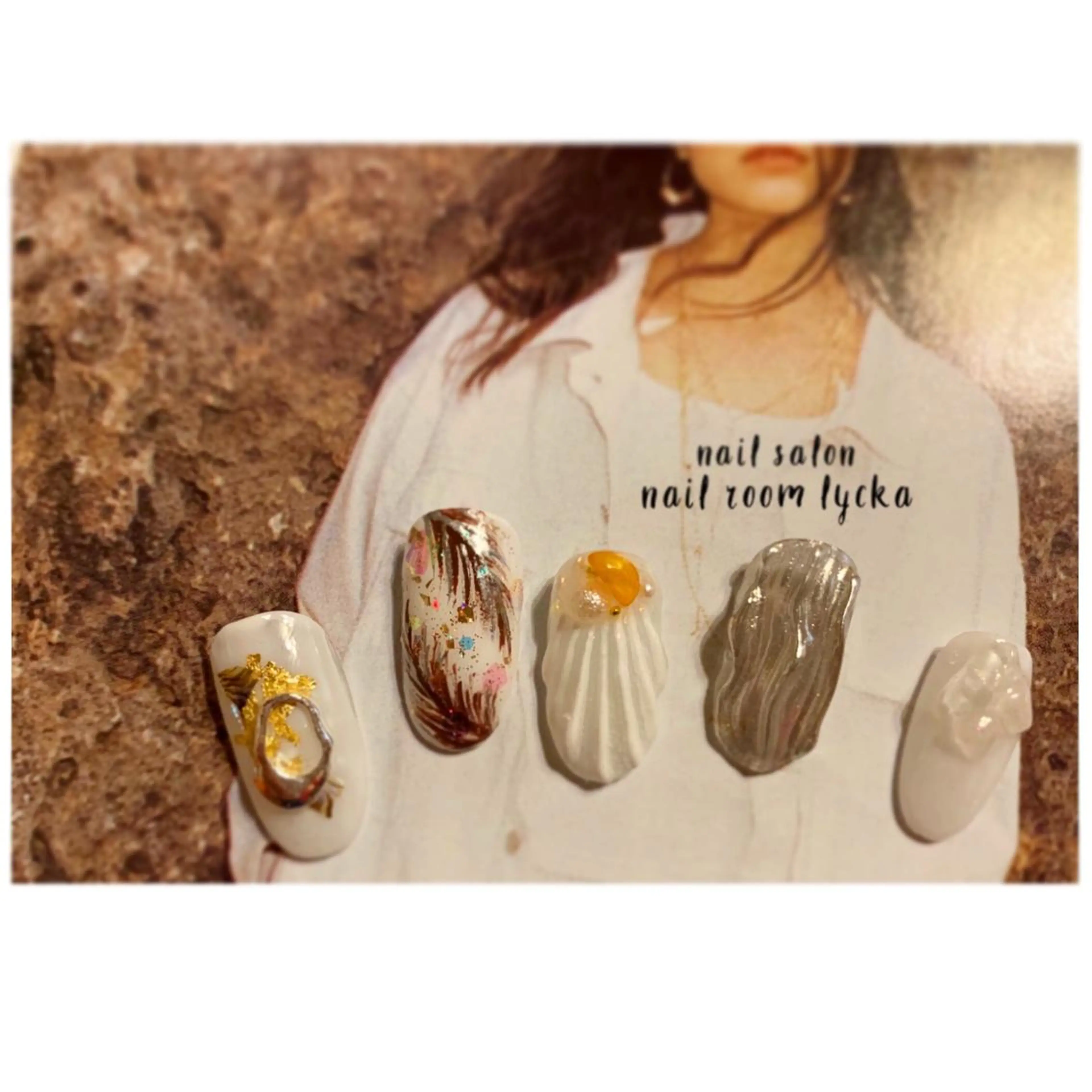 ネイル ﾈｲﾙﾙｰﾑﾘｯｶ 𝐦𝐚𝐲𝐮のネイルデザイン