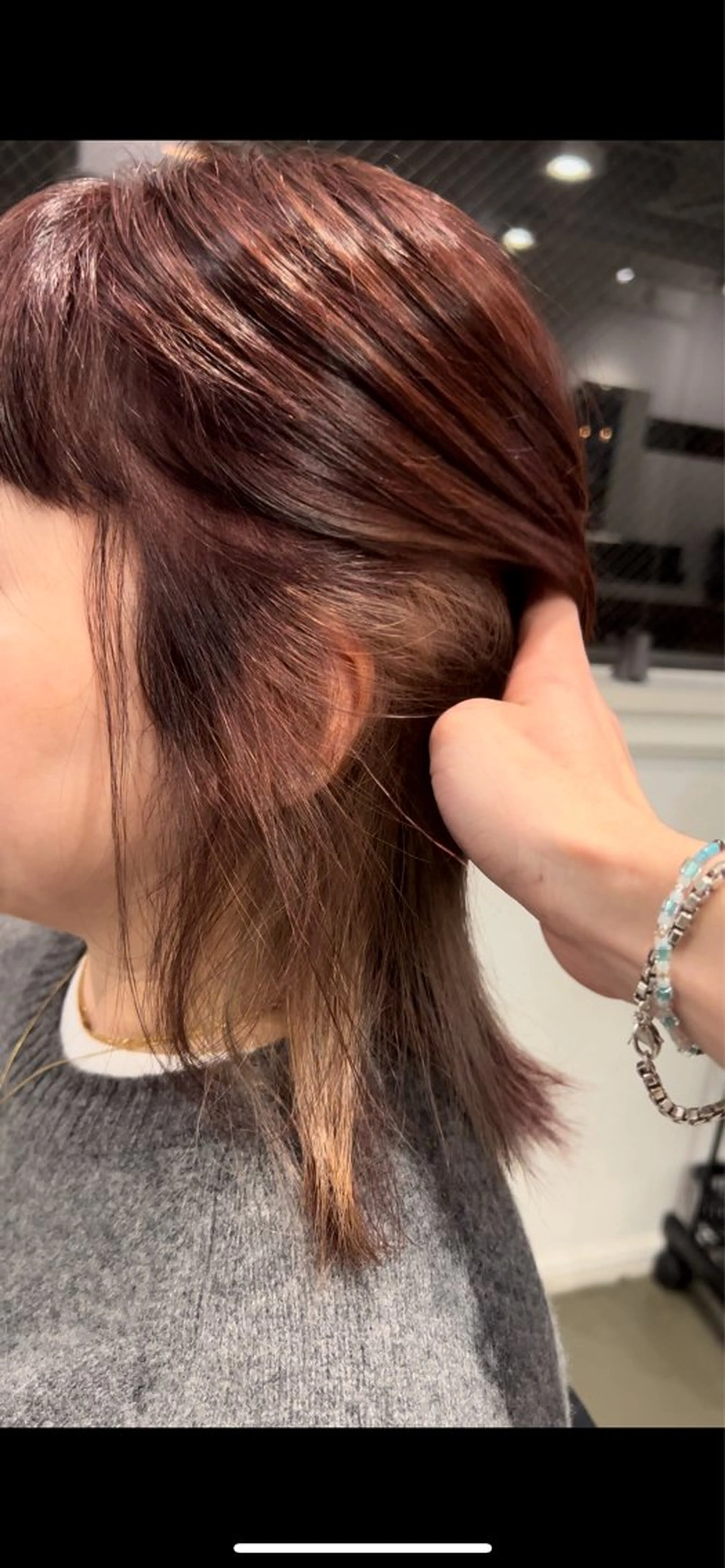 ミディアム 春山 翔和のヘアスタイル