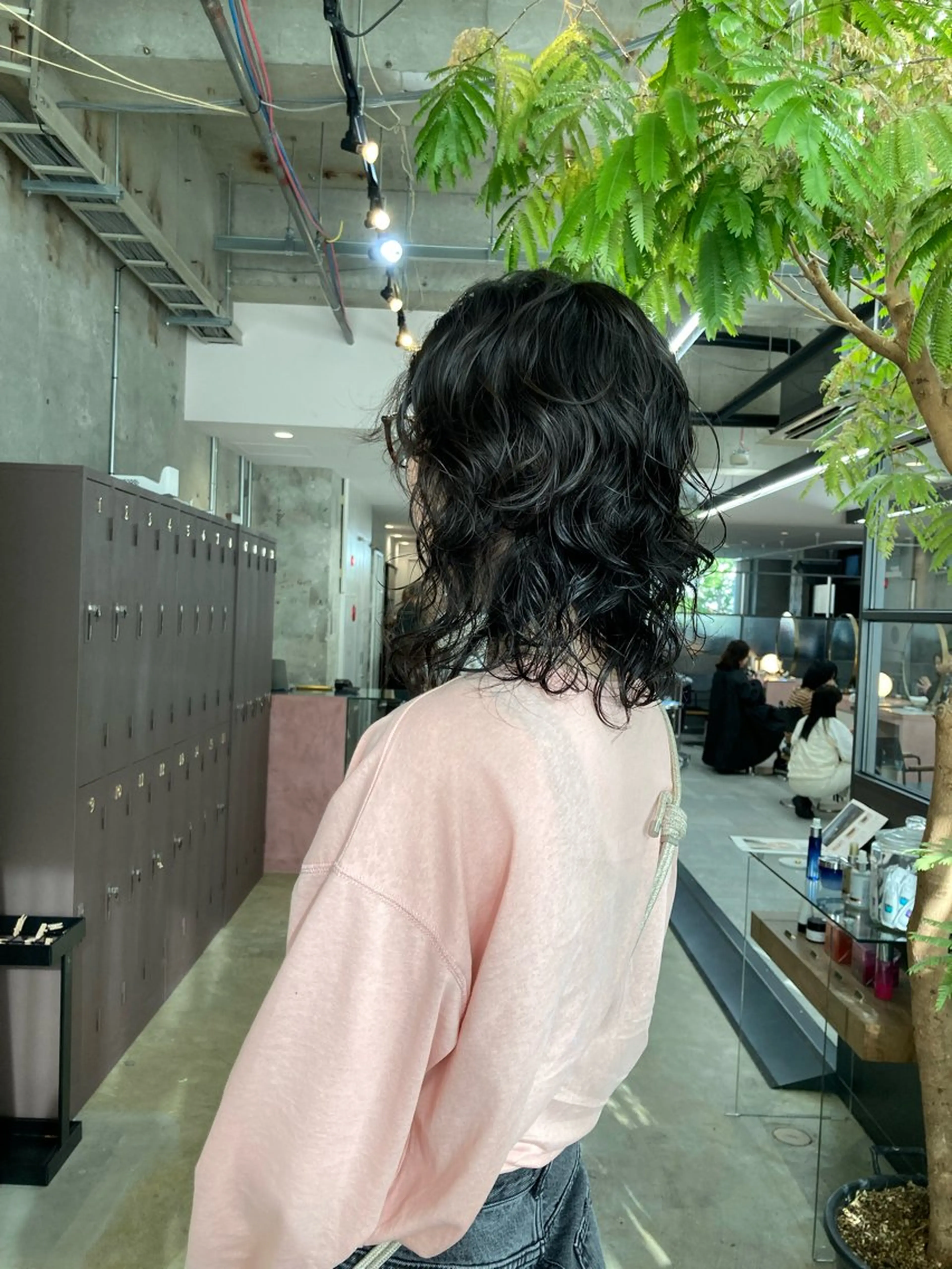 ミディアム カラー パーマ ミディアムパーマ カット ヘアカラー パーマ 小木曽智美 /ボブ/ショートのヘアスタイル