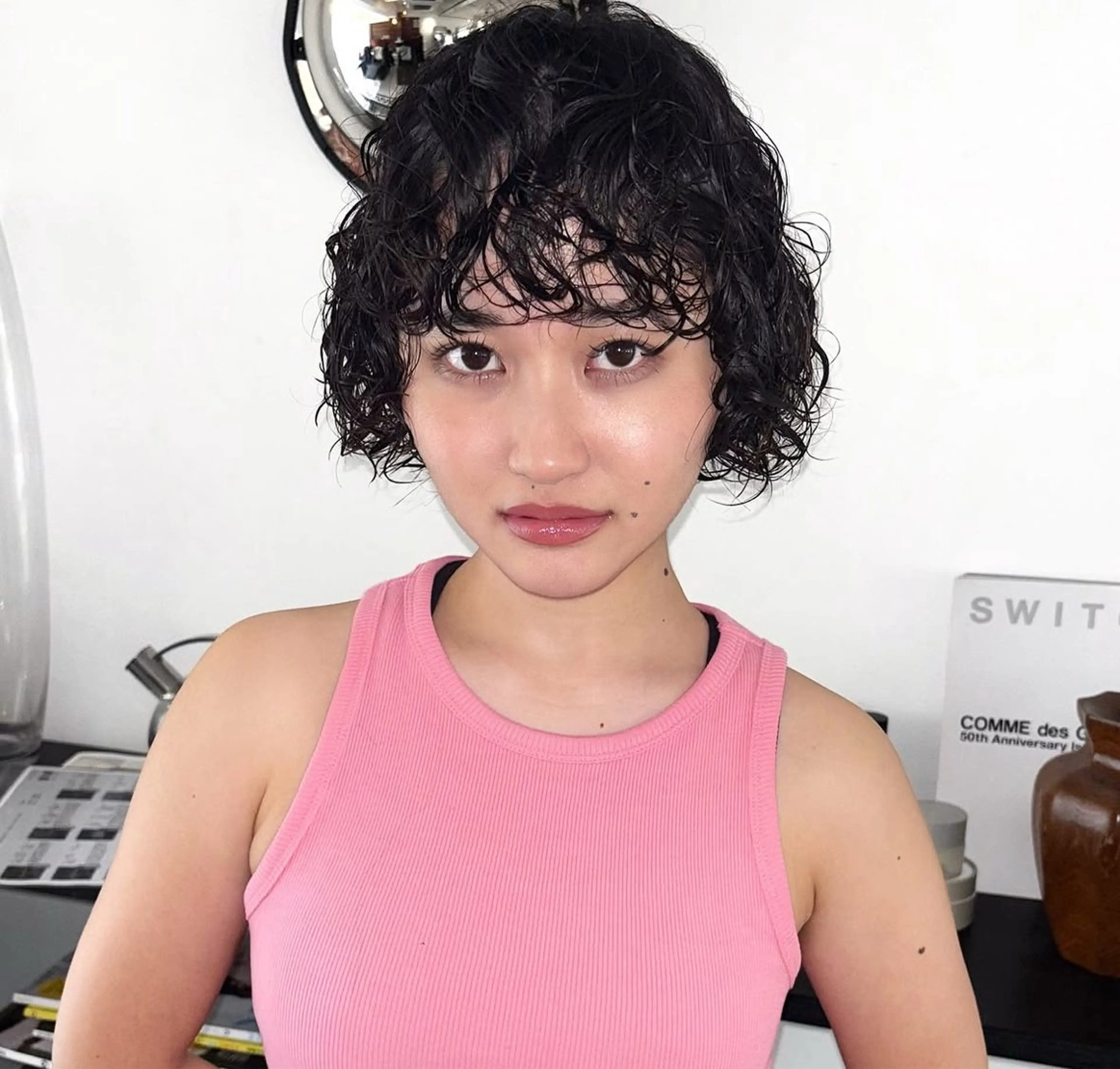 ショート パーマ カット パーマ Rena✴︎トレンド ×スタンダードMIXのヘアスタイル