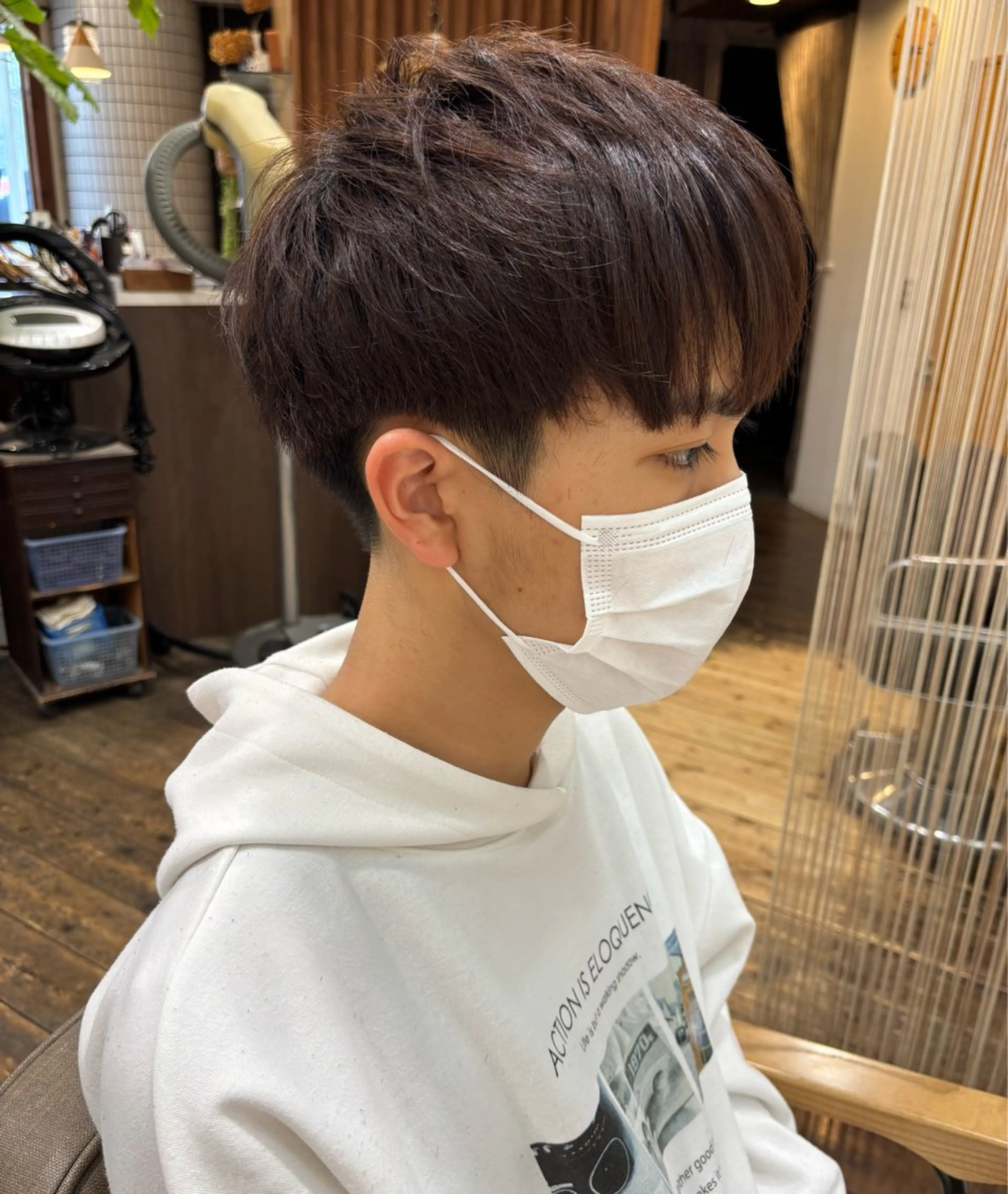 メンズ マッシュ 刈り上げ niro 🌱カットモデル募集のヘアスタイル