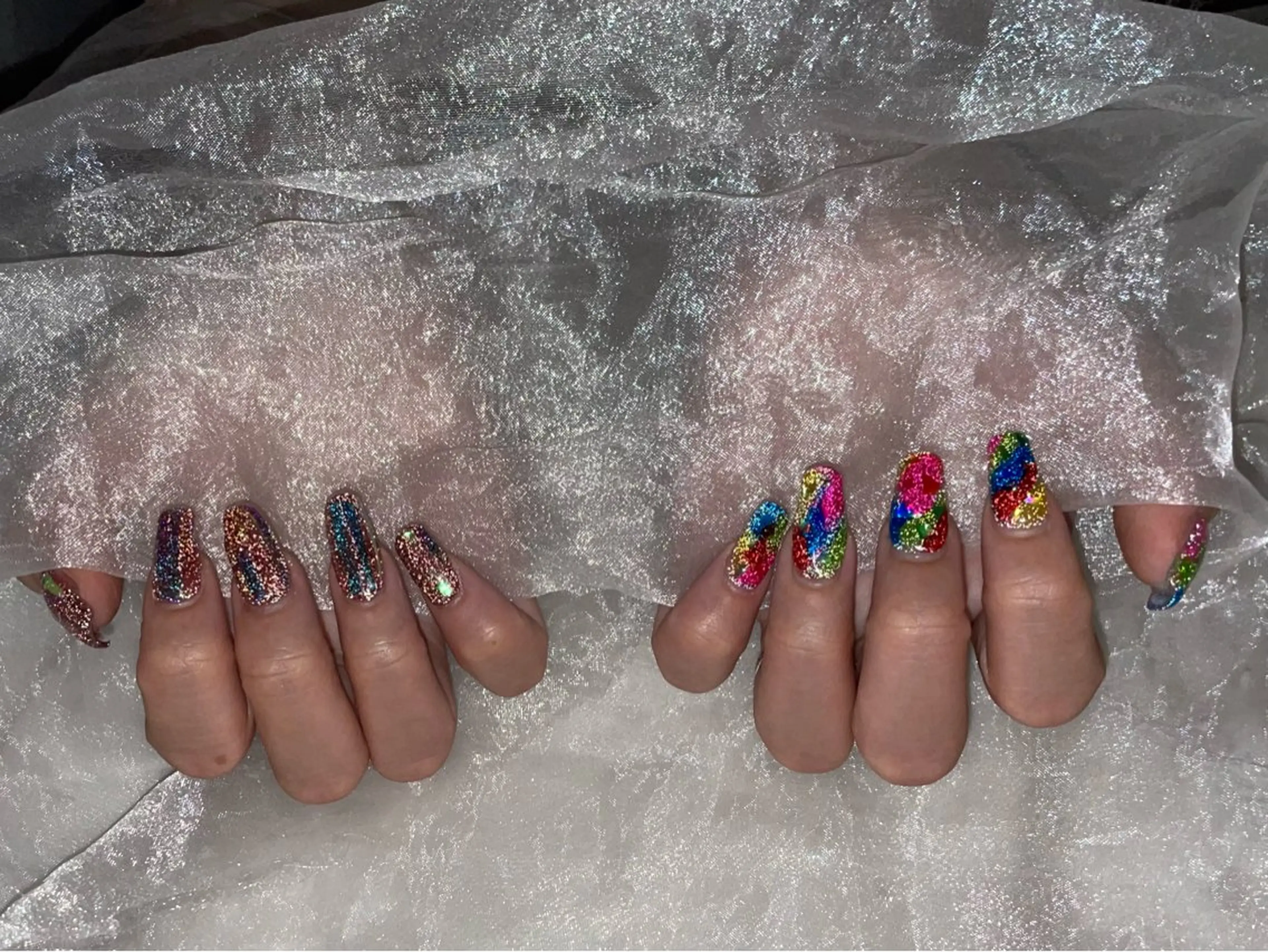 ネイル フラッシュネイル BABY LION :Linaのネイルデザイン