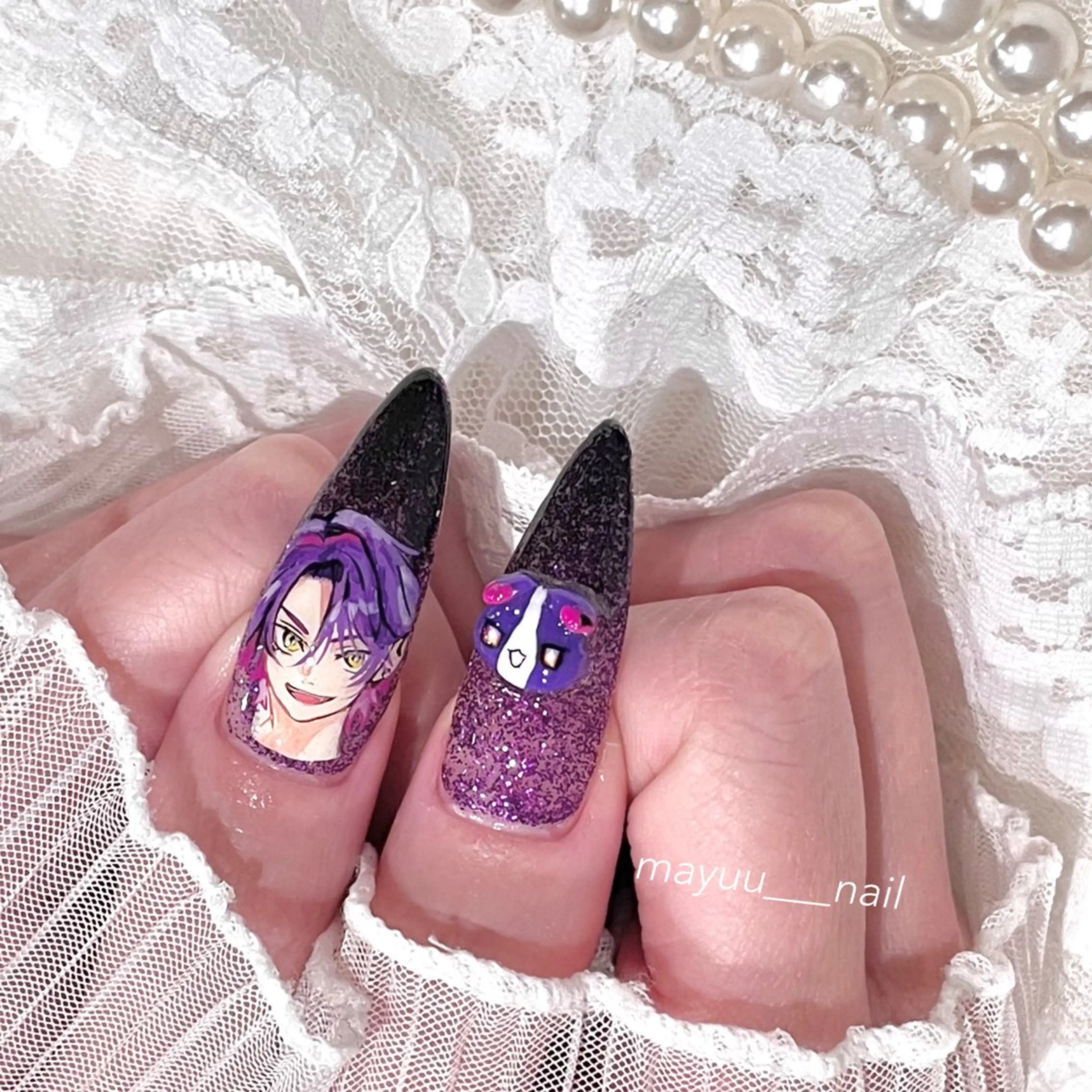 ネイル 🎀 Mayu 🎀痛ネイルのネイルデザイン