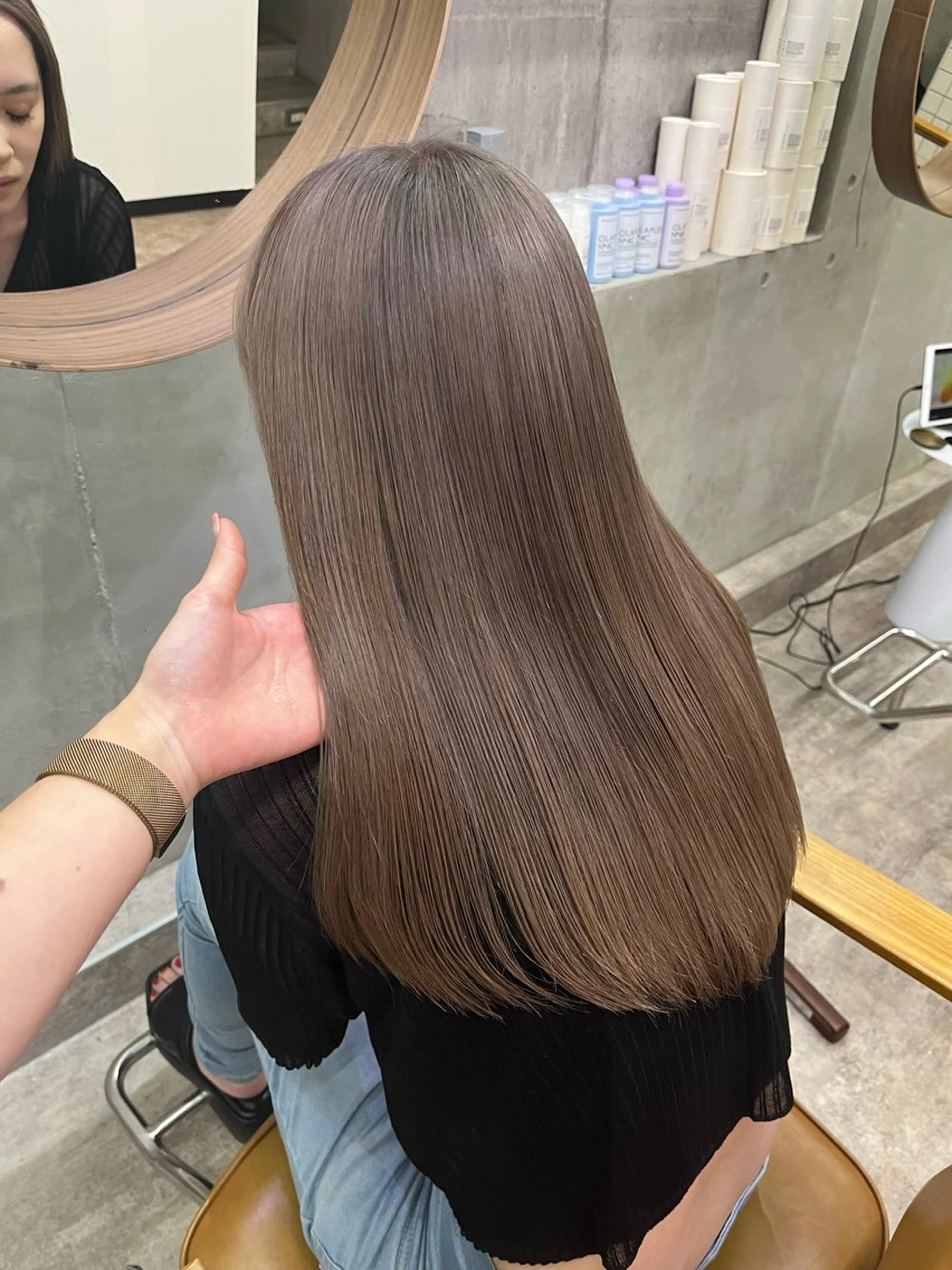 ロング ヘアカラー 🤎𝐌𝐚𝐨⌇ お悩み解決美容師🤎のヘアスタイル