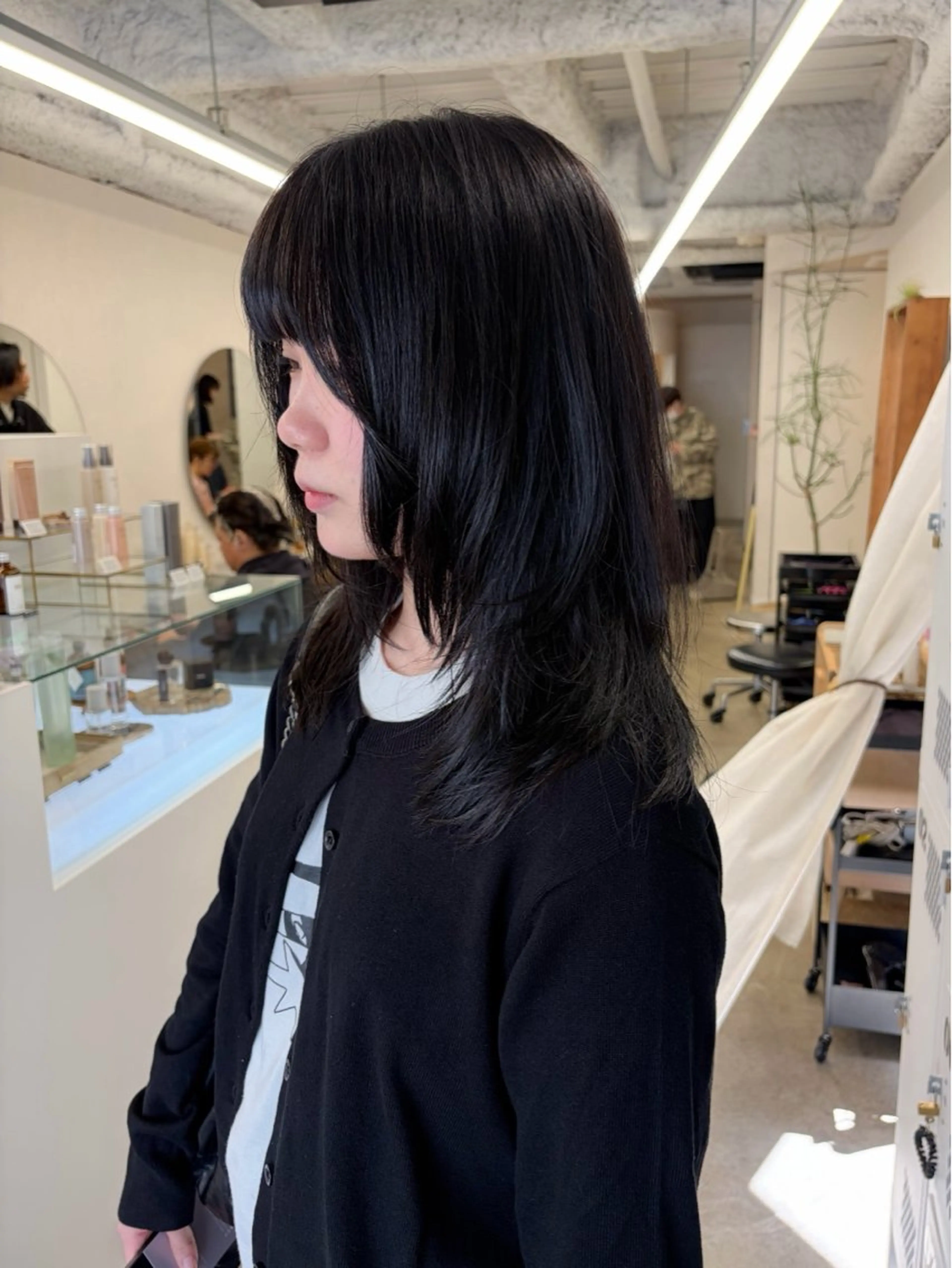 セミロング カット トリートメント Kiji kannaのヘアスタイル