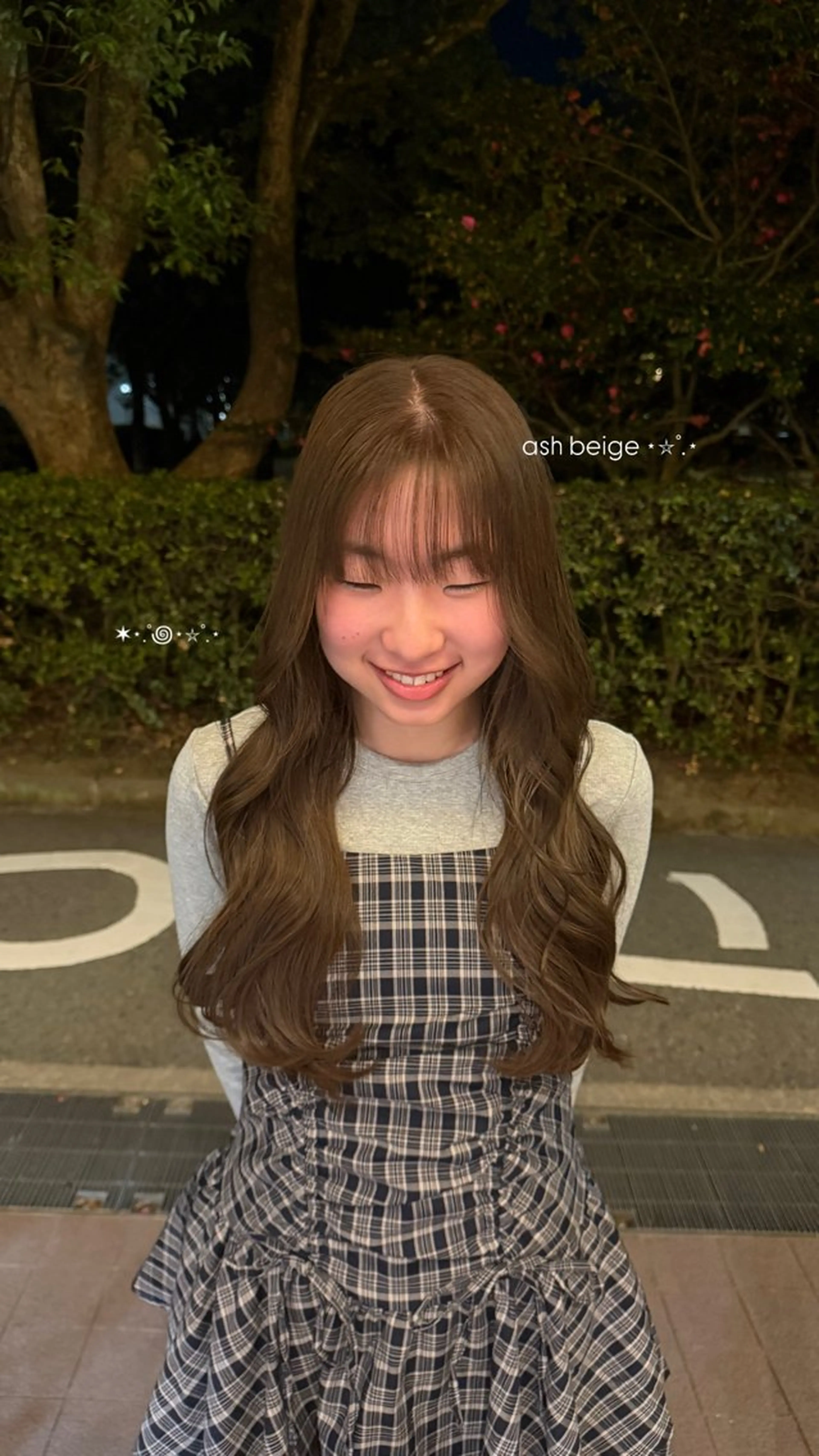 カラー ヘアカラー YOKE 桃山台 SAKI♩ ܸのヘアスタイル