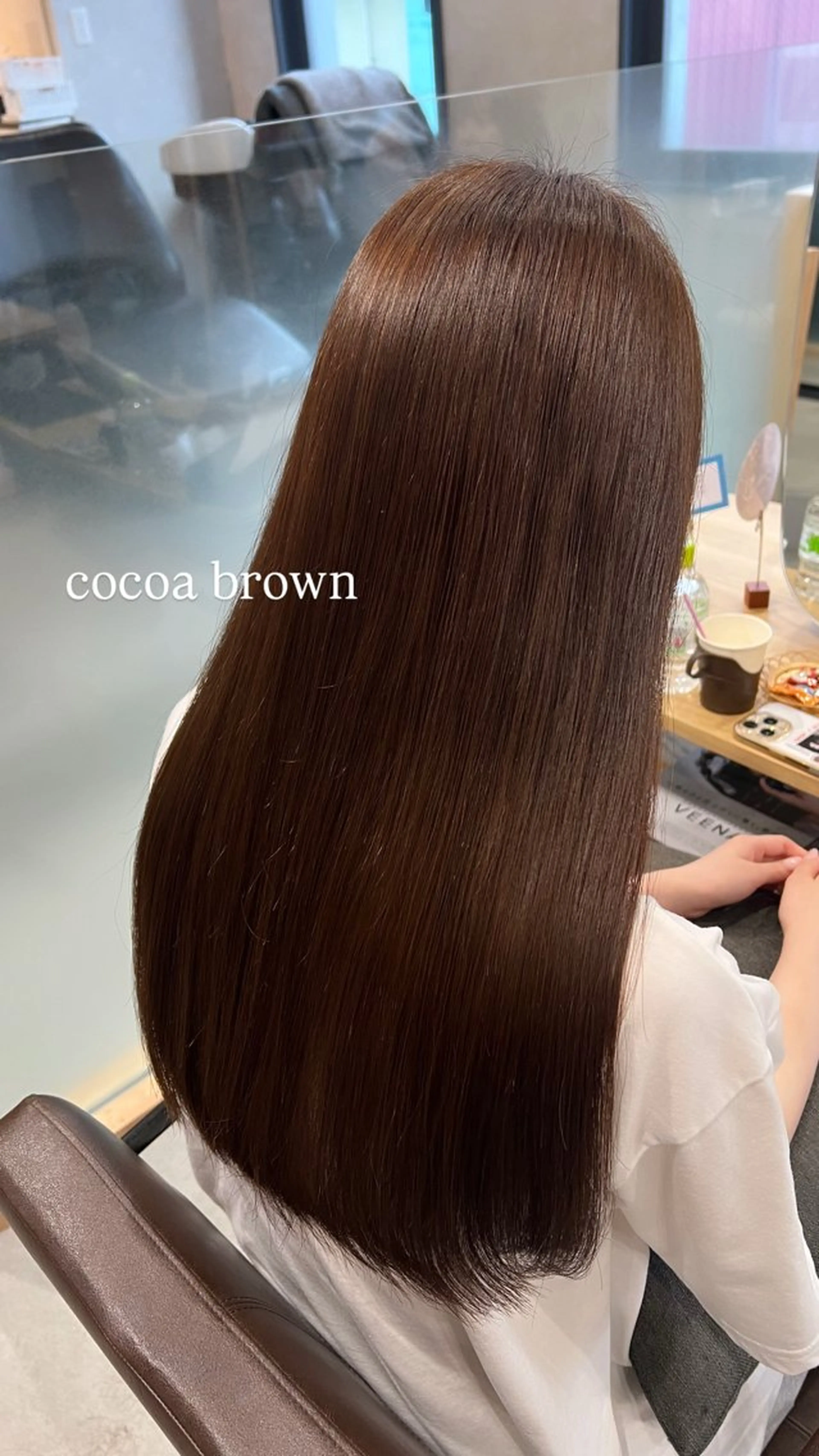 ロング カラー ブラウンカラー 透明感カラー イルミナカラー カット ヘアカラー トリートメント 梅田/ 髪質改善/ 似合わせ/RINKAのヘアスタイル