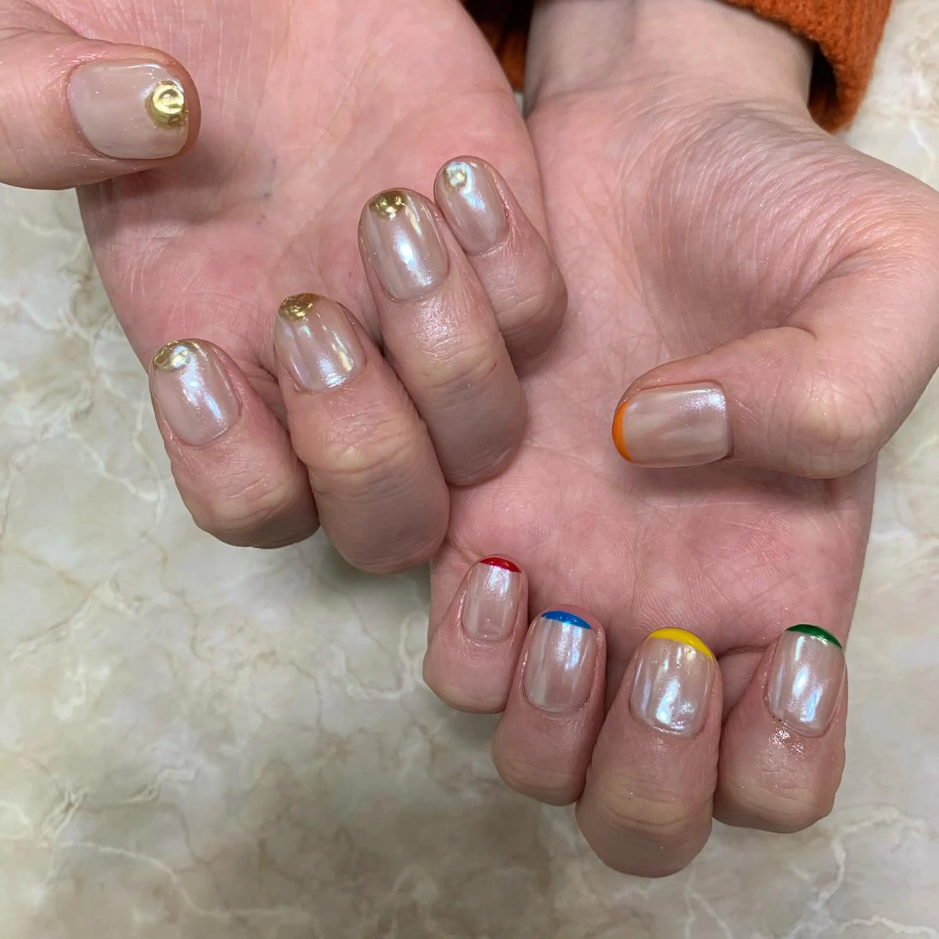 ネイル ハンドネイル 新宿ニュアンスネイル makotoのネイルデザイン