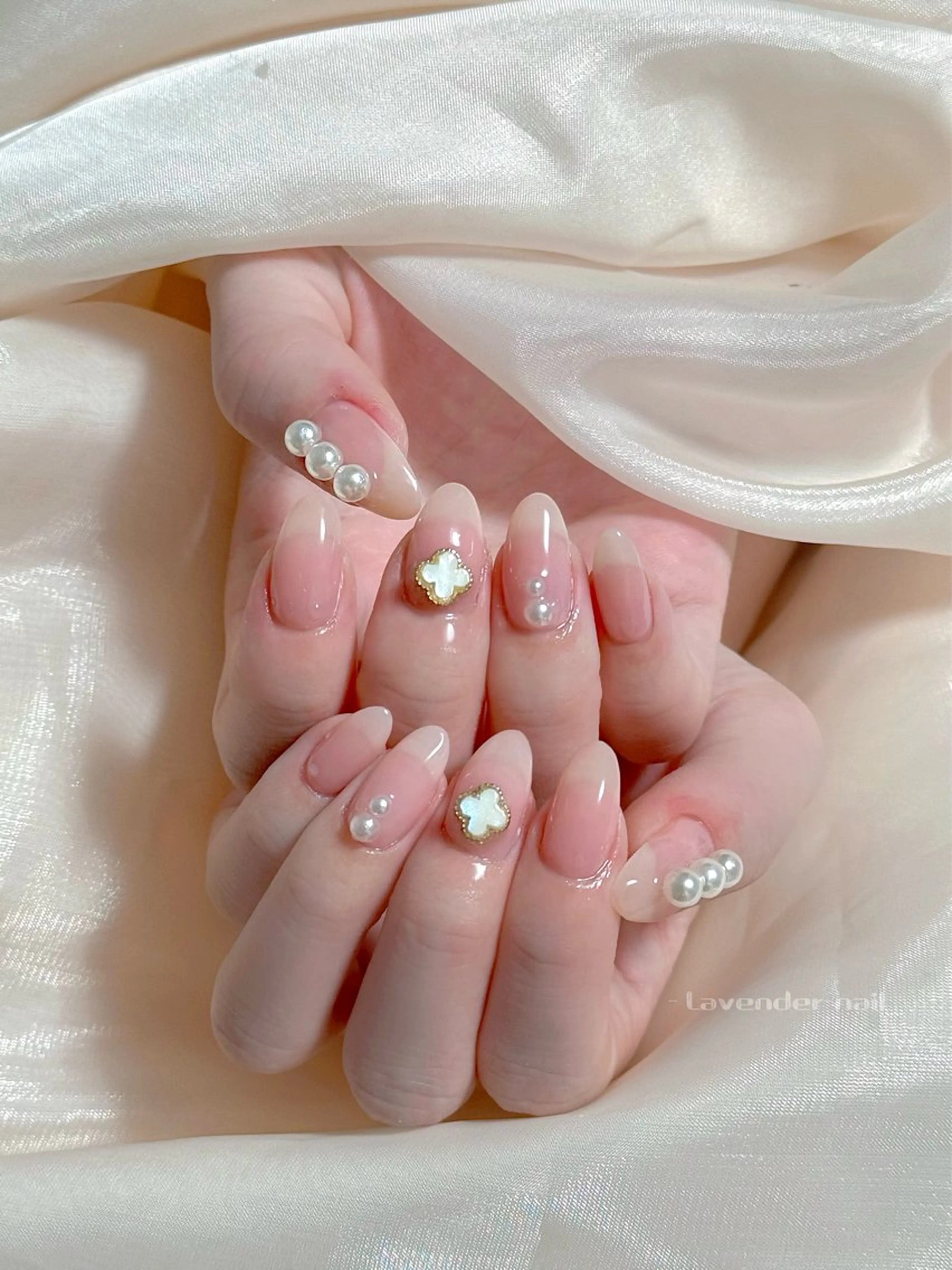 ネイル ハンドネイル Lavender nail·北18条のネイルデザイン