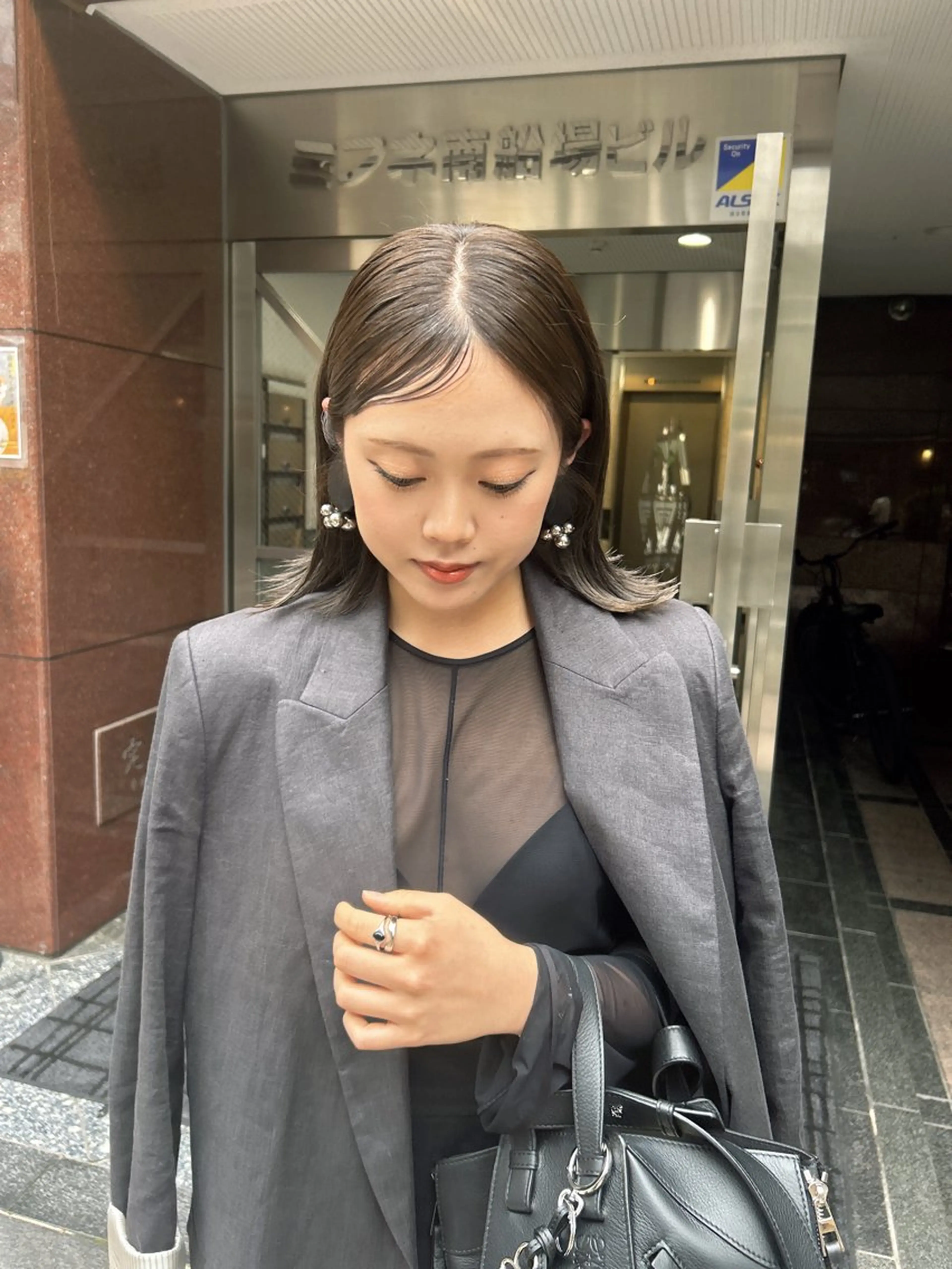 ミディアム カラー CURIO/南船場 /RIN💈🍎のヘアスタイル