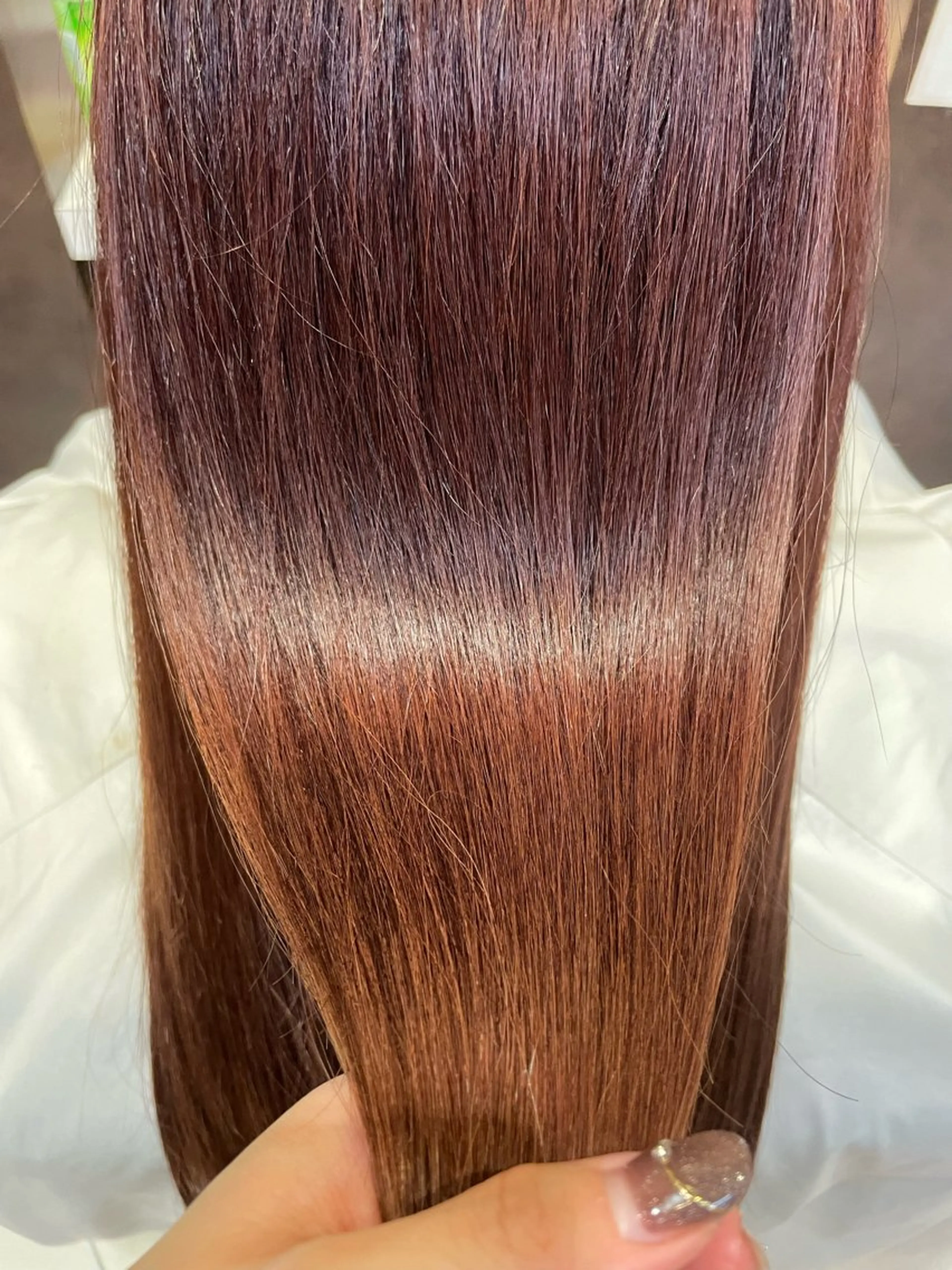 ロング カラー カット ヘアカラー トリートメント 似合わせまつパ× 透け感カラー/ゆりのマツエク・マツパデザイン