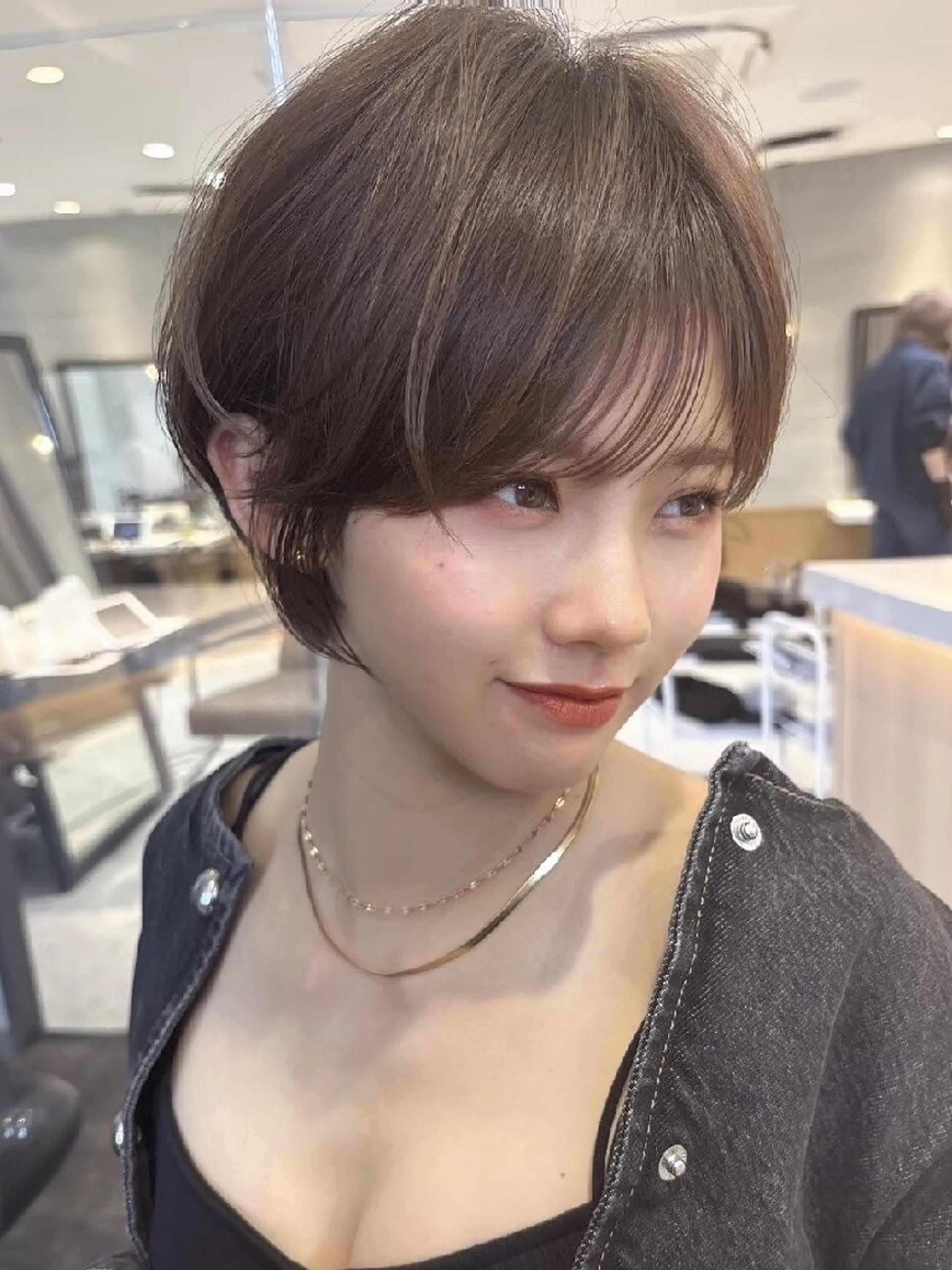 ショート カラー カット ヘアカラー トリートメント 髪質改善/韓国ヘア /透明感カラー🧸のヘアスタイル