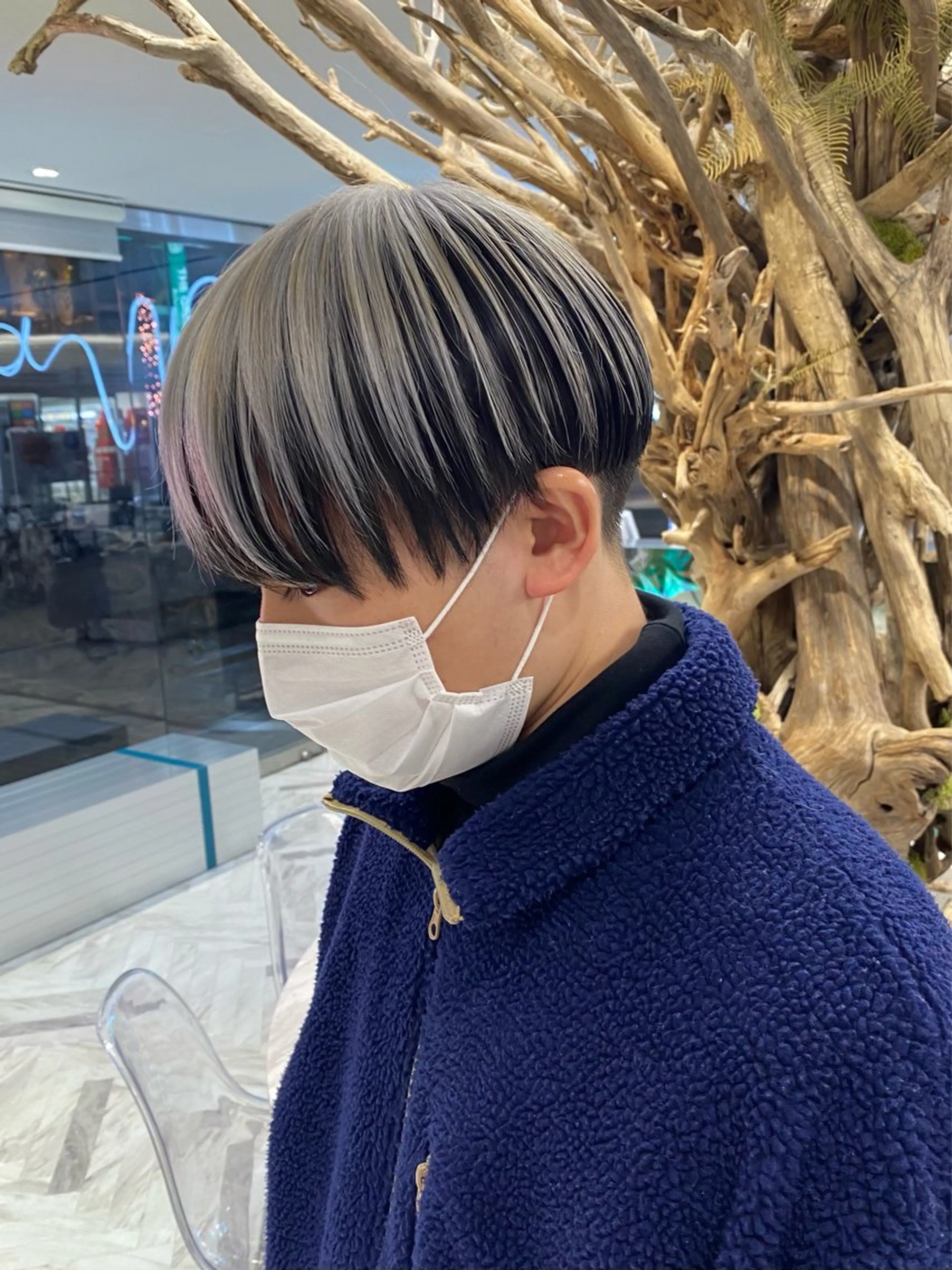 ショート カラー メンズ メンズハイトーン ハイトーンカラー 似合わせ SHOYAのヘアスタイル