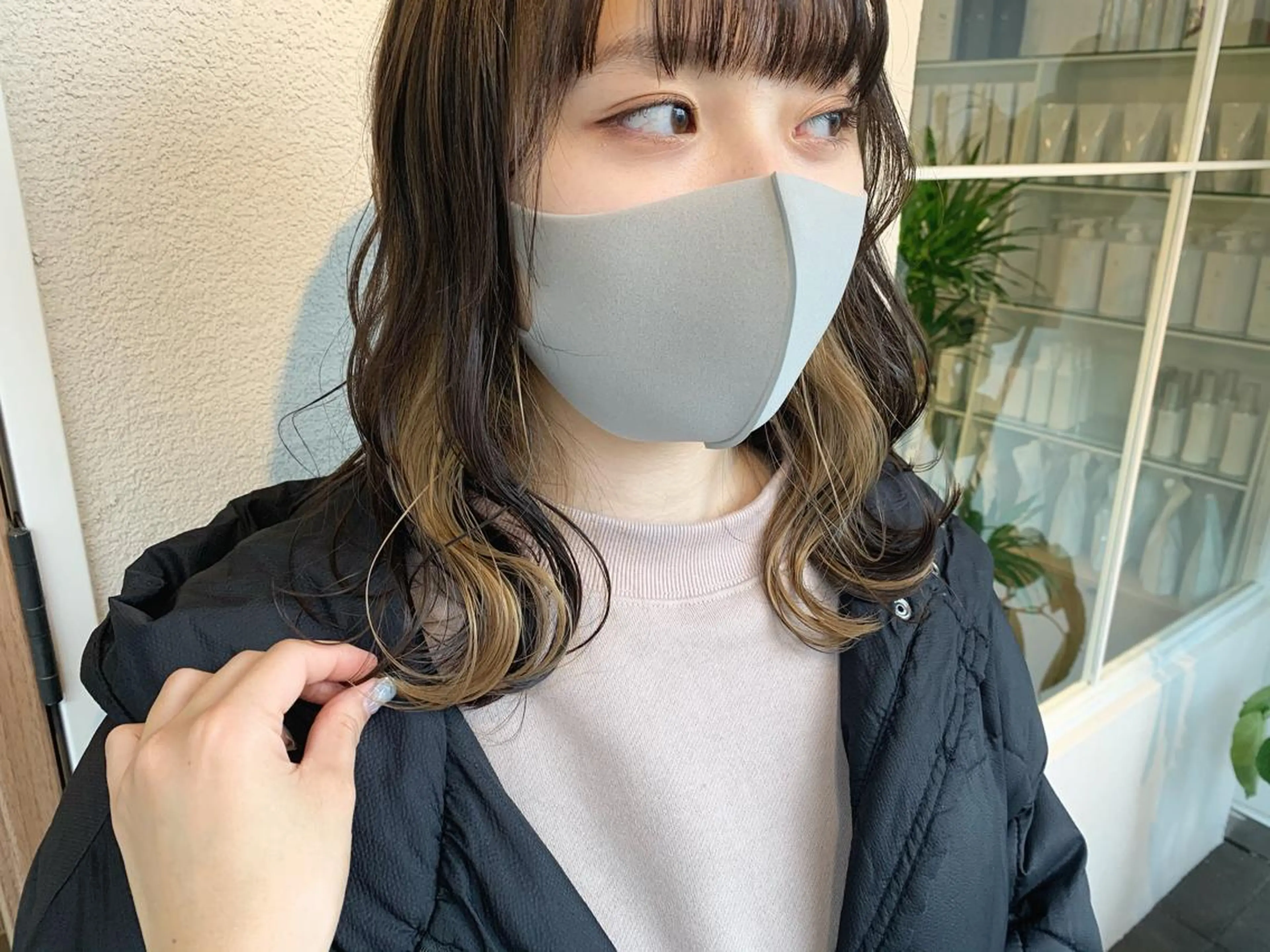 《あざとかわいい♡》💟インナーカラー or ポイントカラー【ケアブリーチ付】の写真