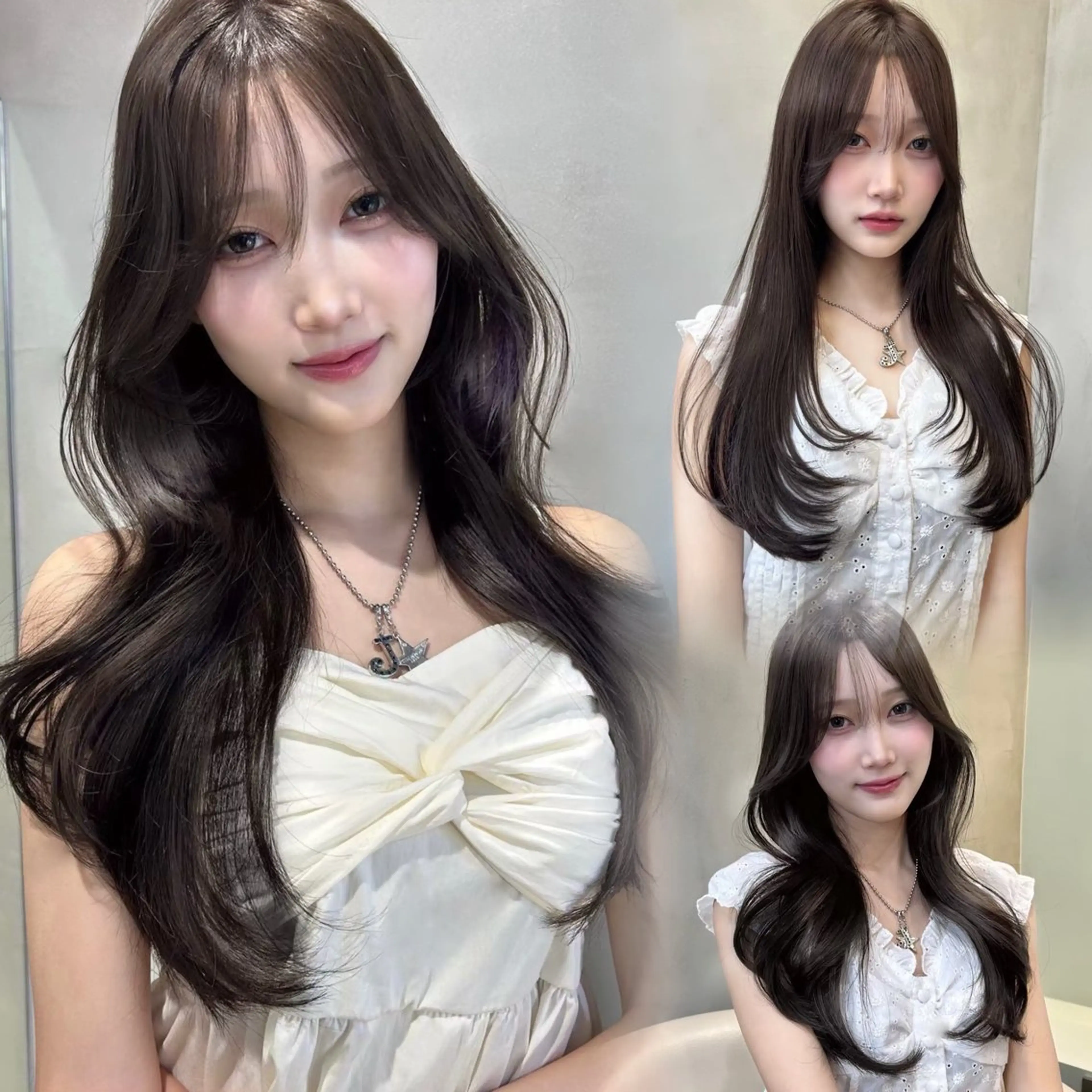 【🤎お出かけ前に👜】コテ巻き仕上げ+メンテナンス顔まわりカット✨✂︎の写真