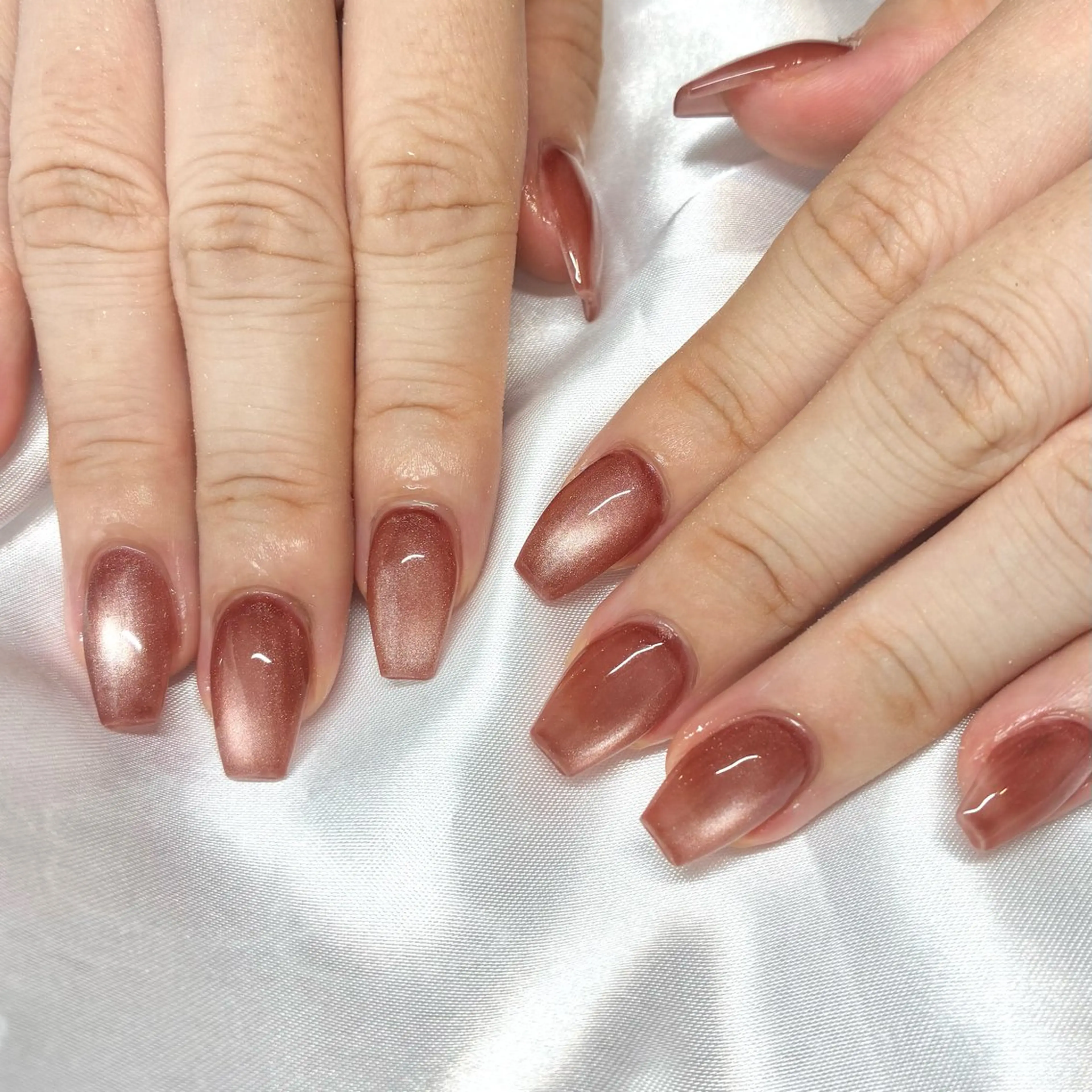 ネイル ジェルネイル マグネットネイル ハンドネイル Nail ヌシん家 AKANEのネイルデザイン