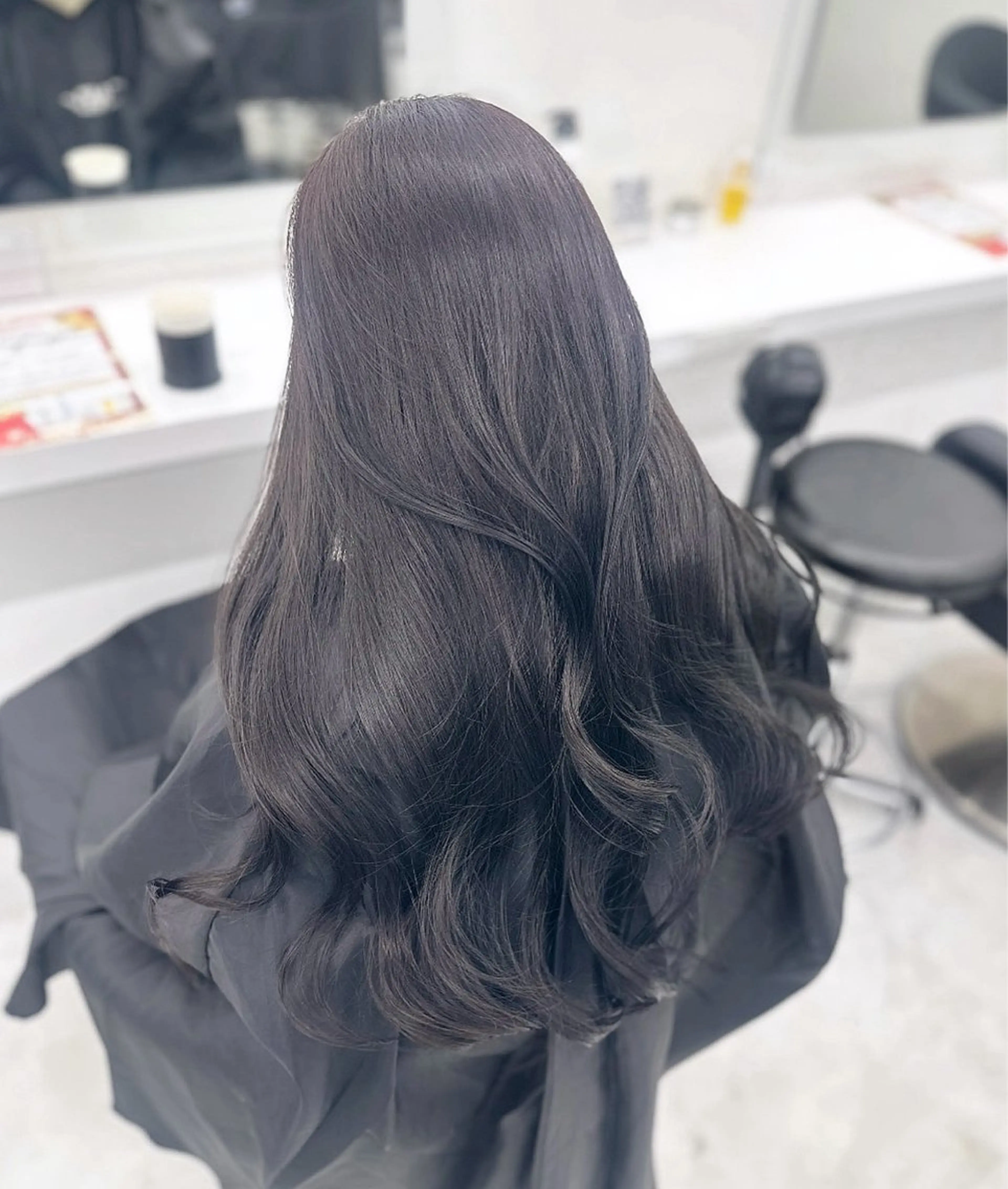 ロング カラー パーマ ヘアアレンジ メンズ キッズ ♥️韓国ヘア レイヤー♥️ゆりのヘアスタイル