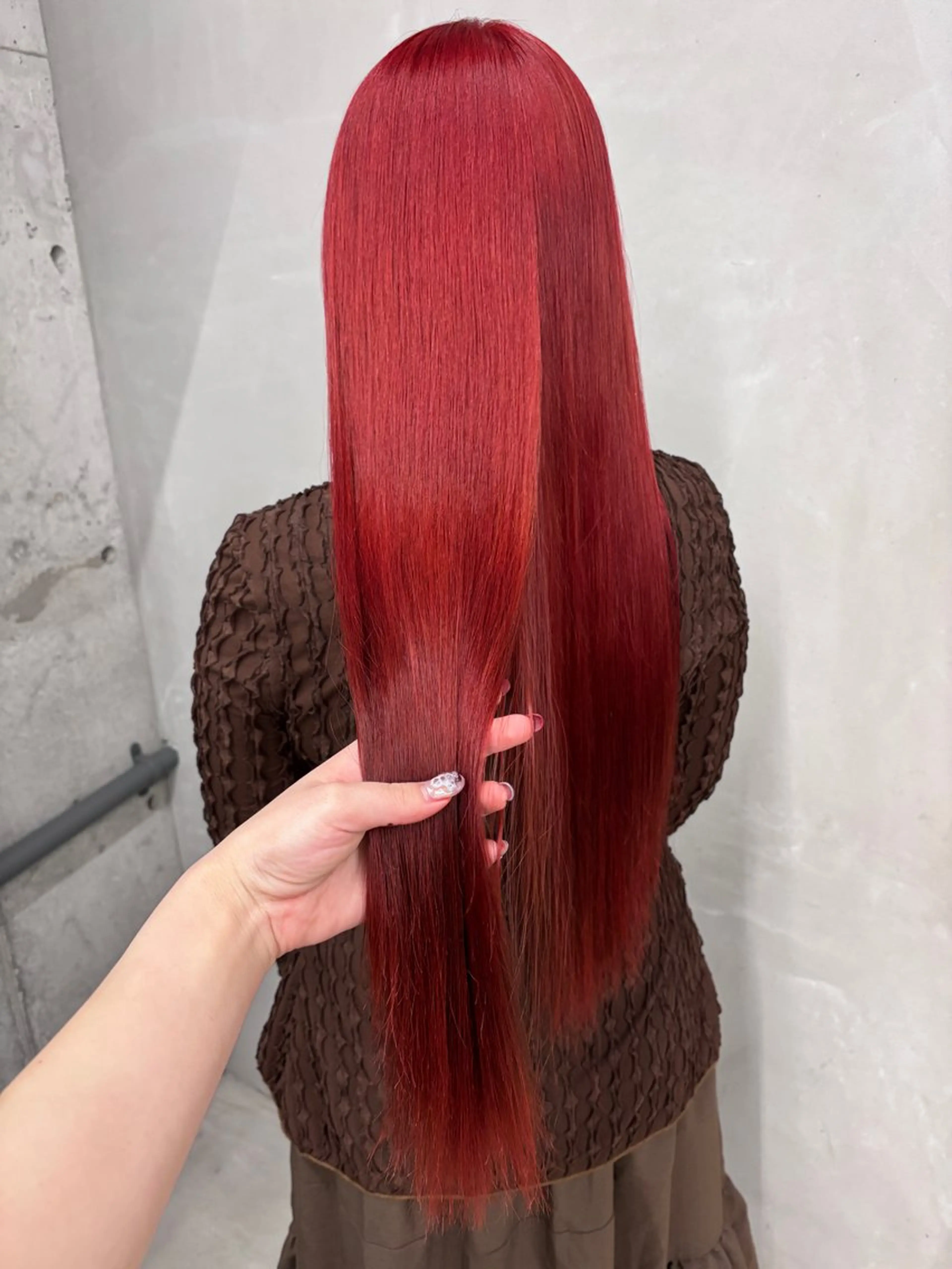 ロング カラー ヘアカラー トリートメント yuuna/ ハッシュカット🎀のヘアスタイル