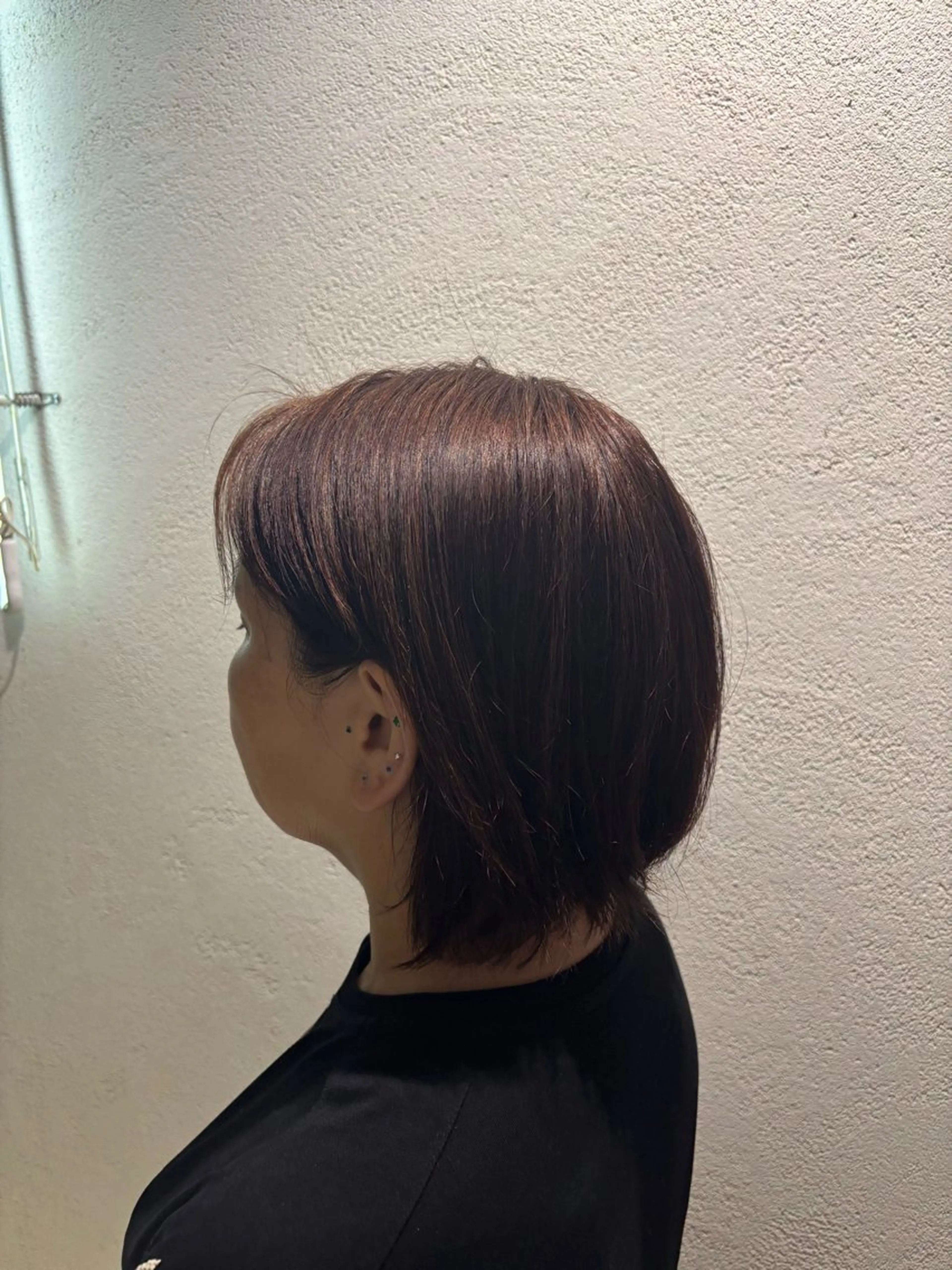 ミディアム ブリーチモデル募集 古内柊のヘアスタイル