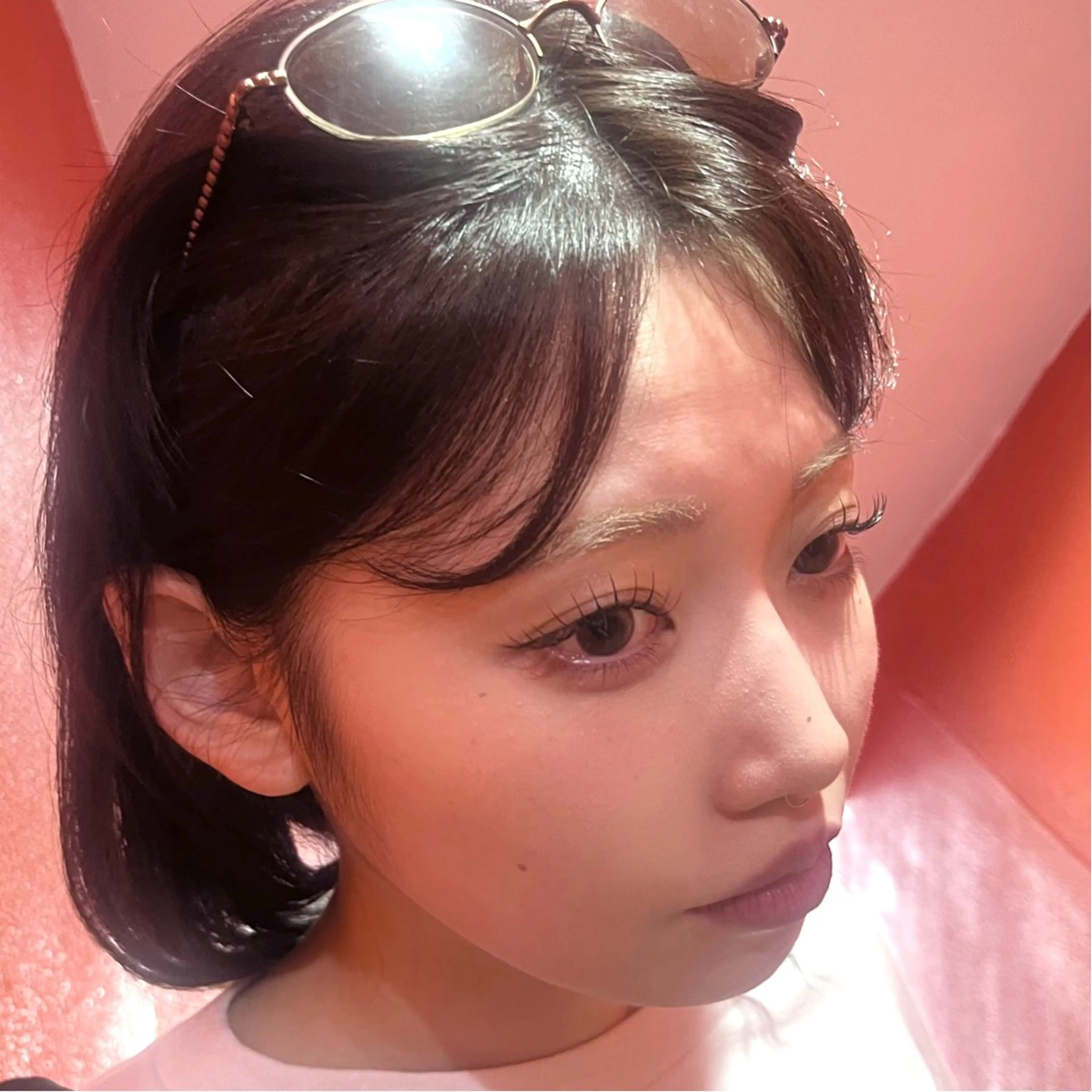 眉毛WAX+ エクステ80〜120本オフ無(LED変更可)♩˚。・°の写真