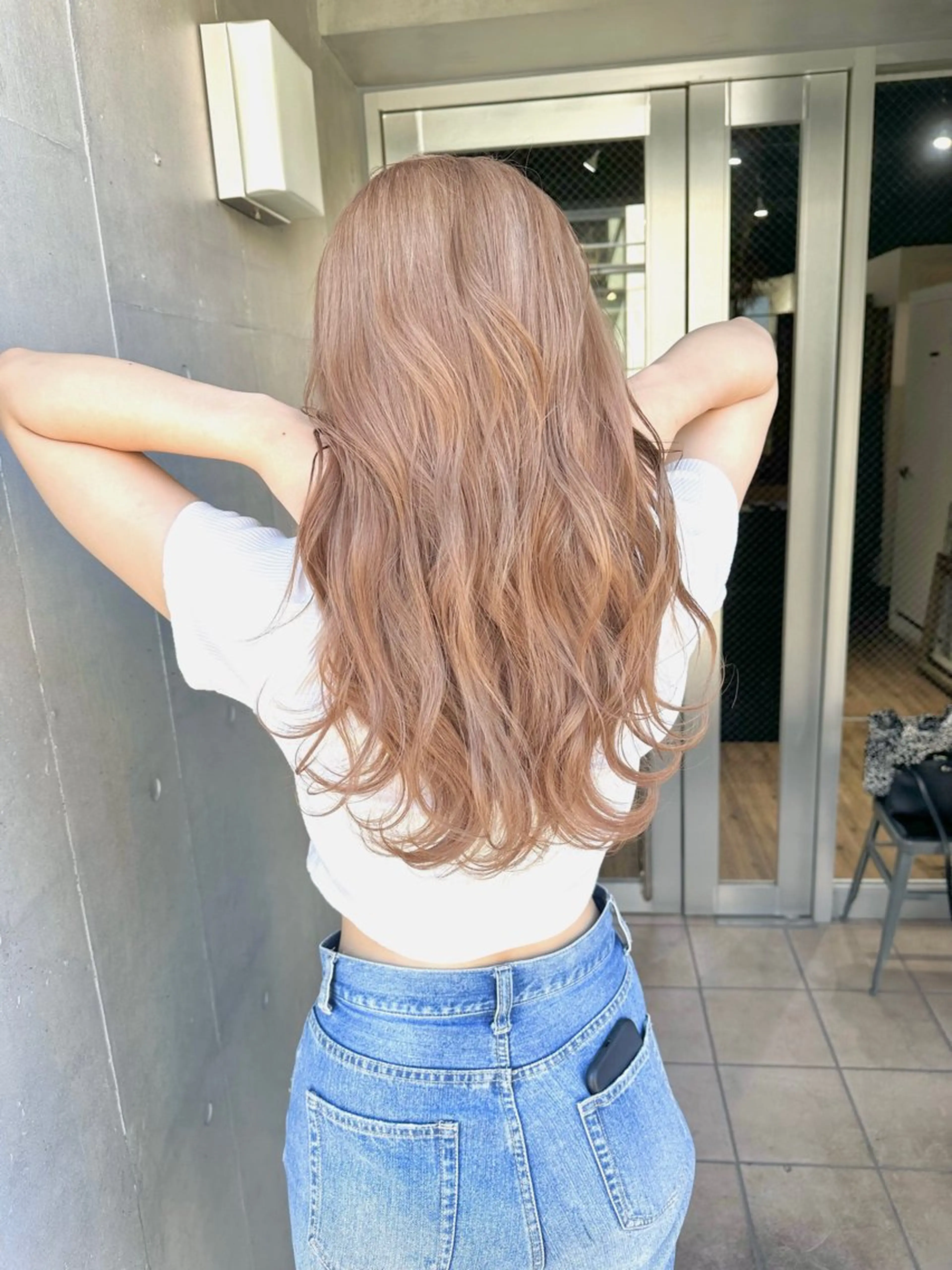 ミディアム カラー ベージュカラー グレージュ ラベンダーカラー ラベンダーグレージュ ラベンダーグレー ヘアカラー トリートメント ARCANAブリーチ ダブルカラー🌟原宿のヘアスタイル