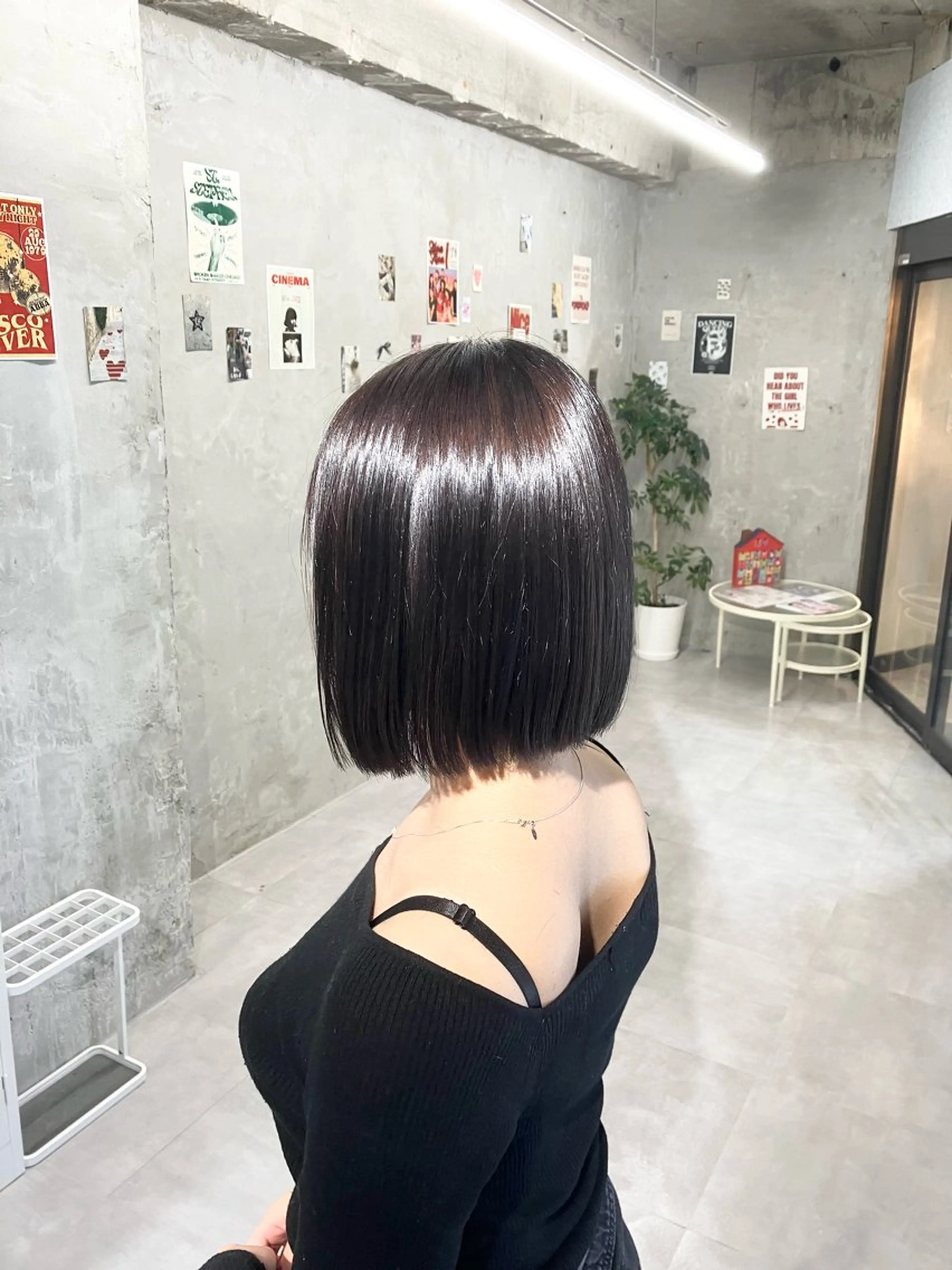 ショート カラー グレージュ ボブ カット ヘアカラー door white hideのヘアスタイル