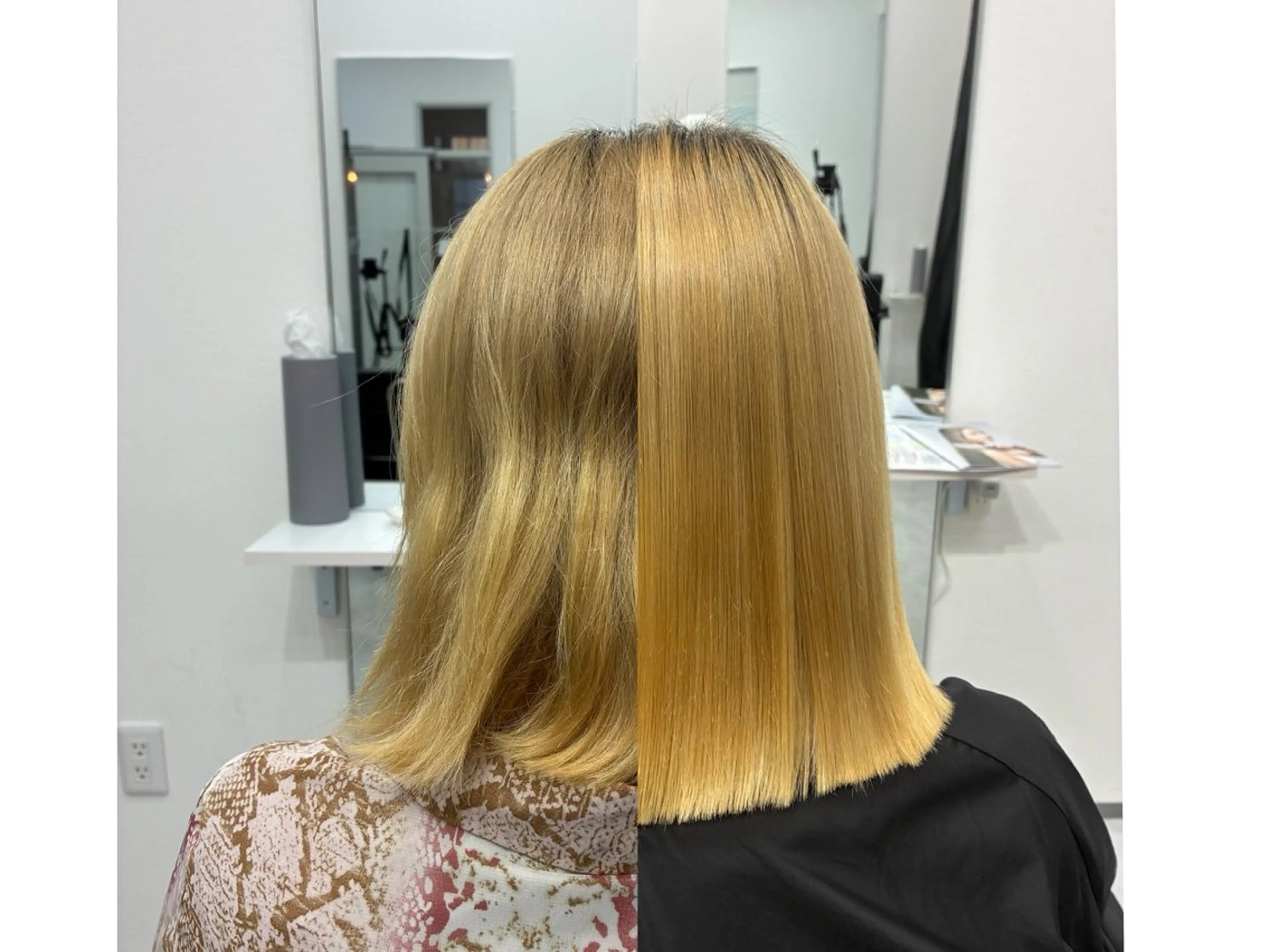 セミロング 縮毛矯正 トリートメント シールエクステ/ レイヤーカット/達也のヘアスタイル