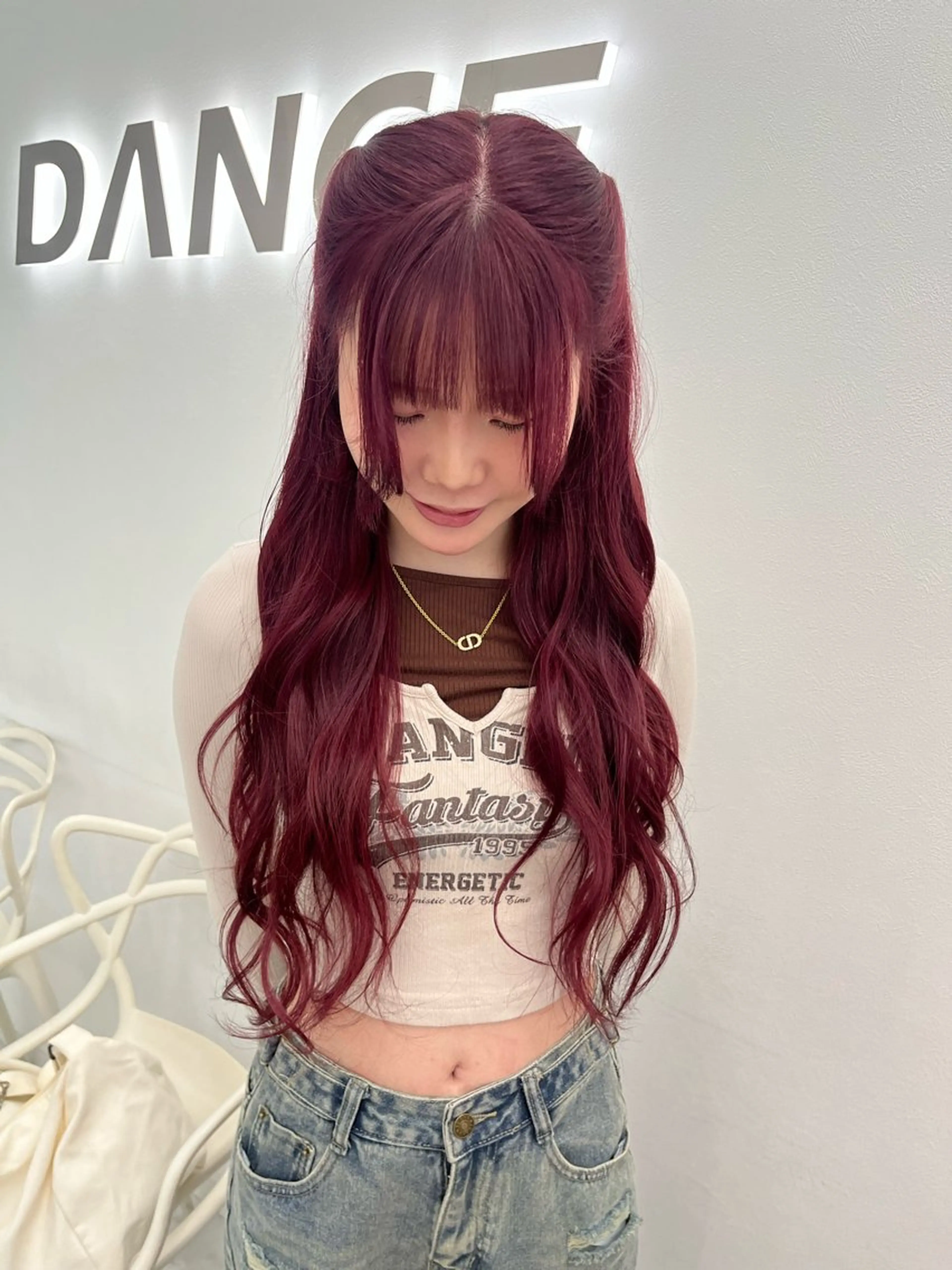 ロング カラー ヘアアレンジ ヘアカラー トリートメント 愛されカラー🩷 はるなのヘアスタイル