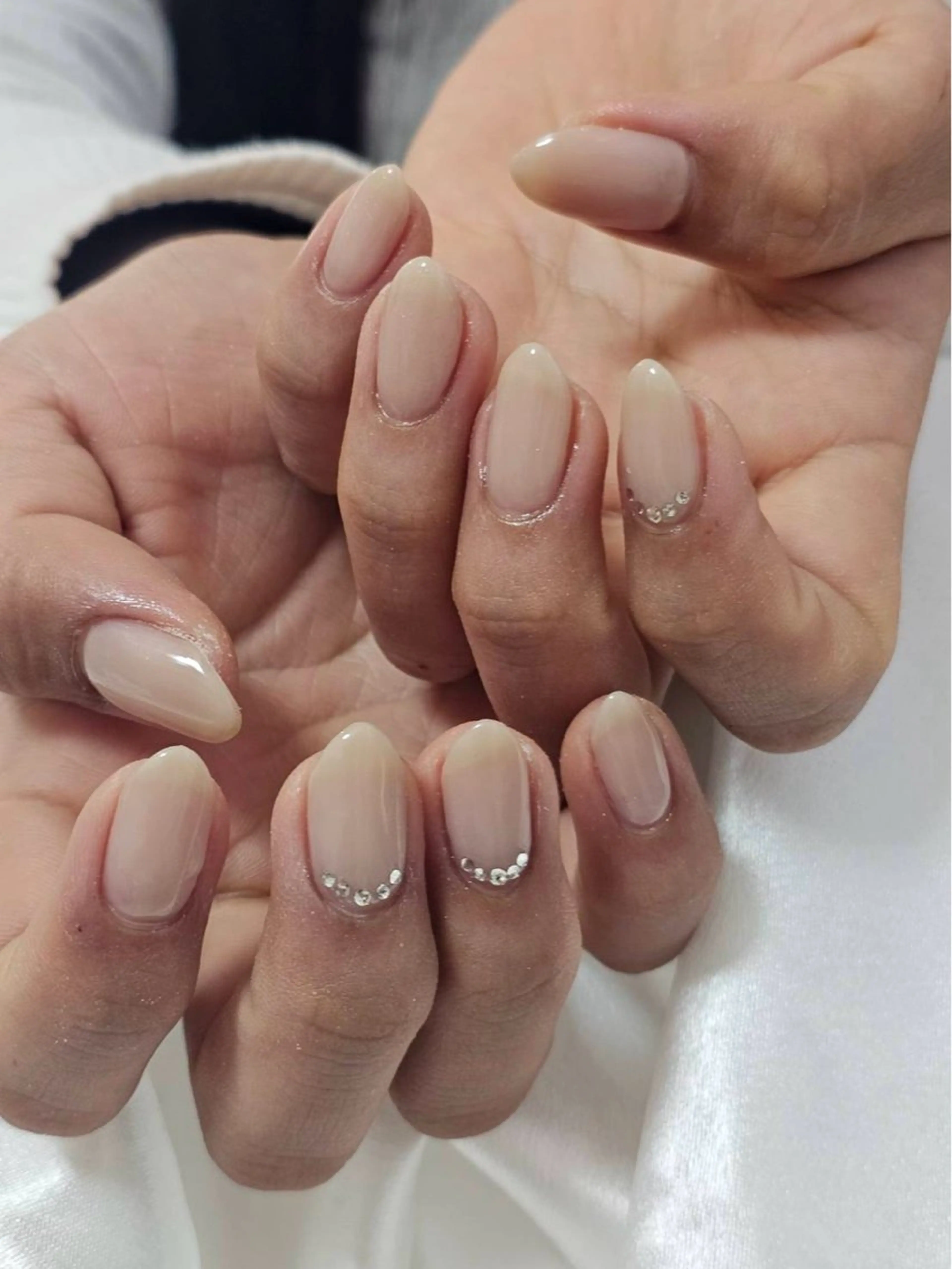 ネイル オーロラネイル 桜ネイル フラワーネイル フットネイル フレンチネイル ハンドネイル mogunail &blowのネイルデザイン