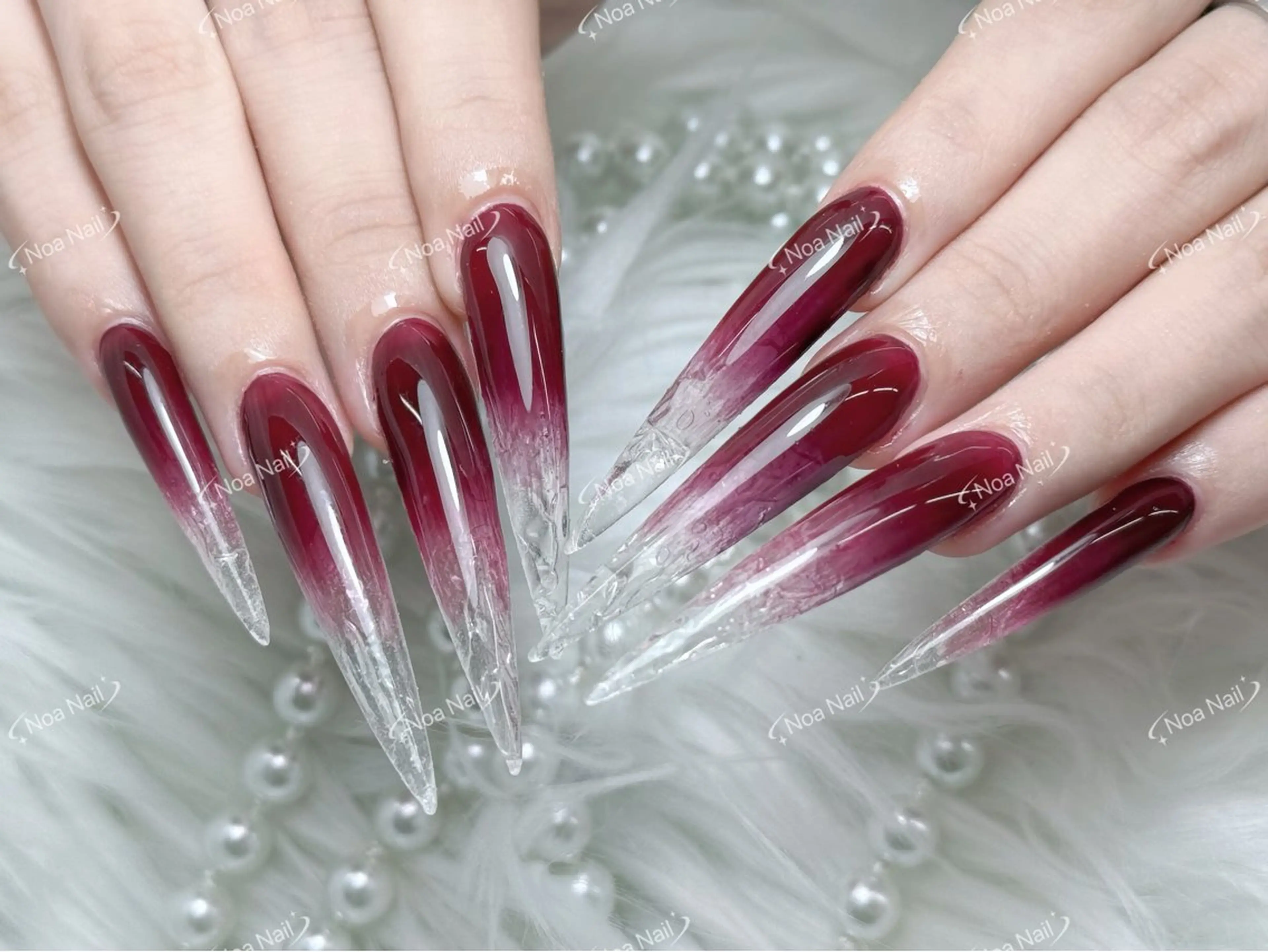 ロング ハンドネイル Noa Nail みつきのネイルデザイン