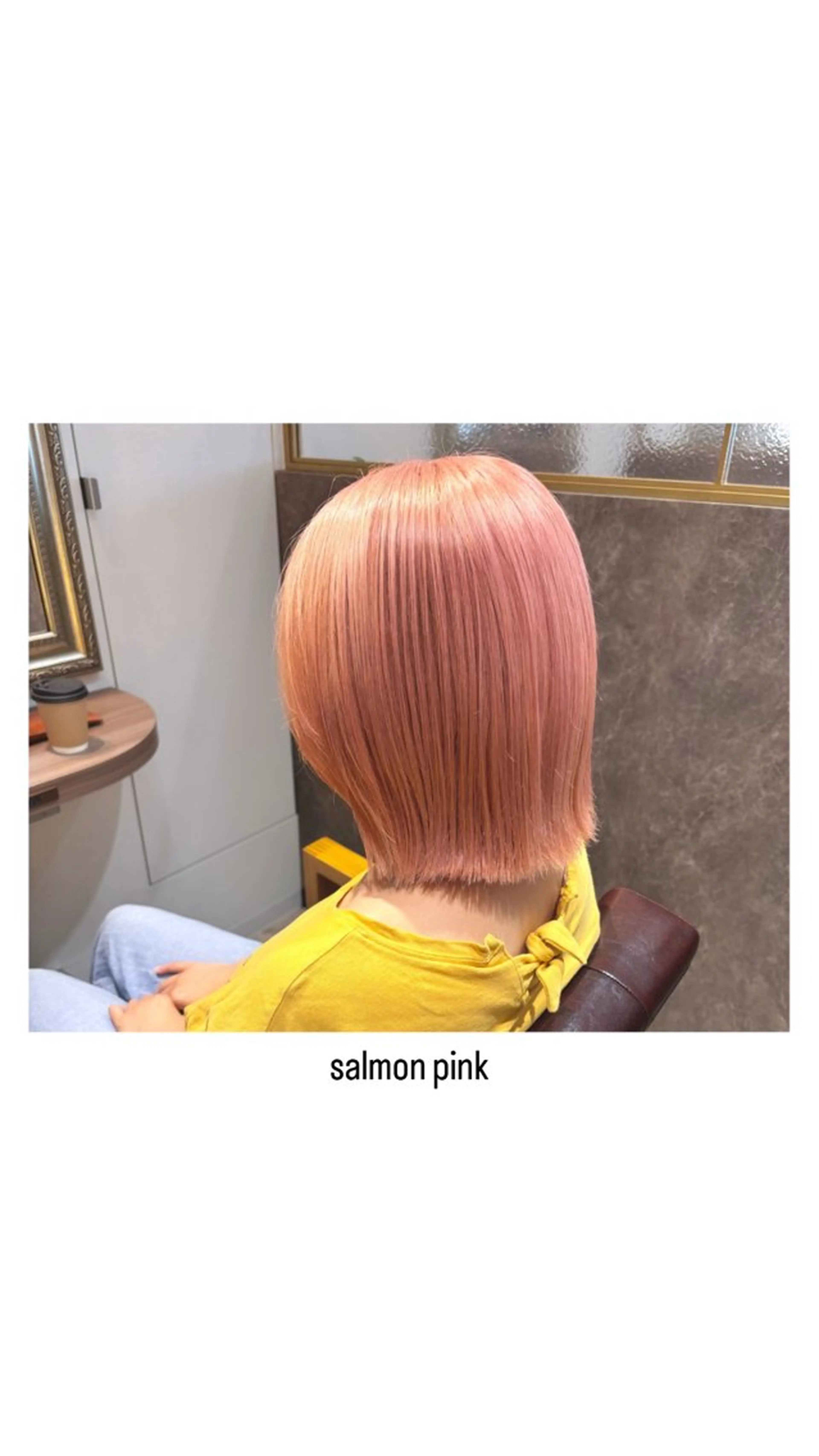 ショート カラー ピンクカラー ヘアカラー トリートメント hiro【沿線で叶う 似合わせhair】のヘアスタイル