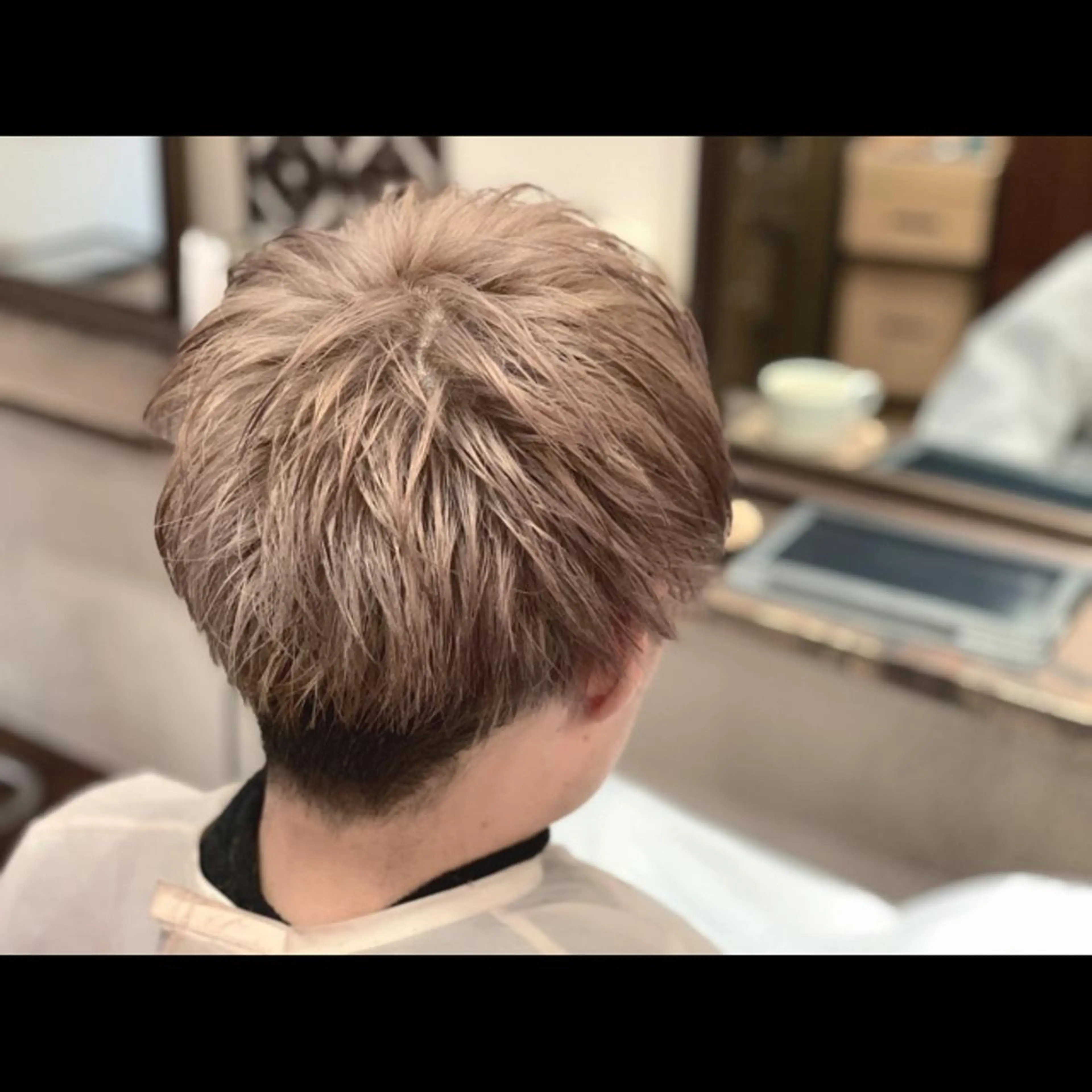 ショート パーマ ヘアアレンジ メンズ 【mokuオーナー】 ちはるのヘアスタイル
