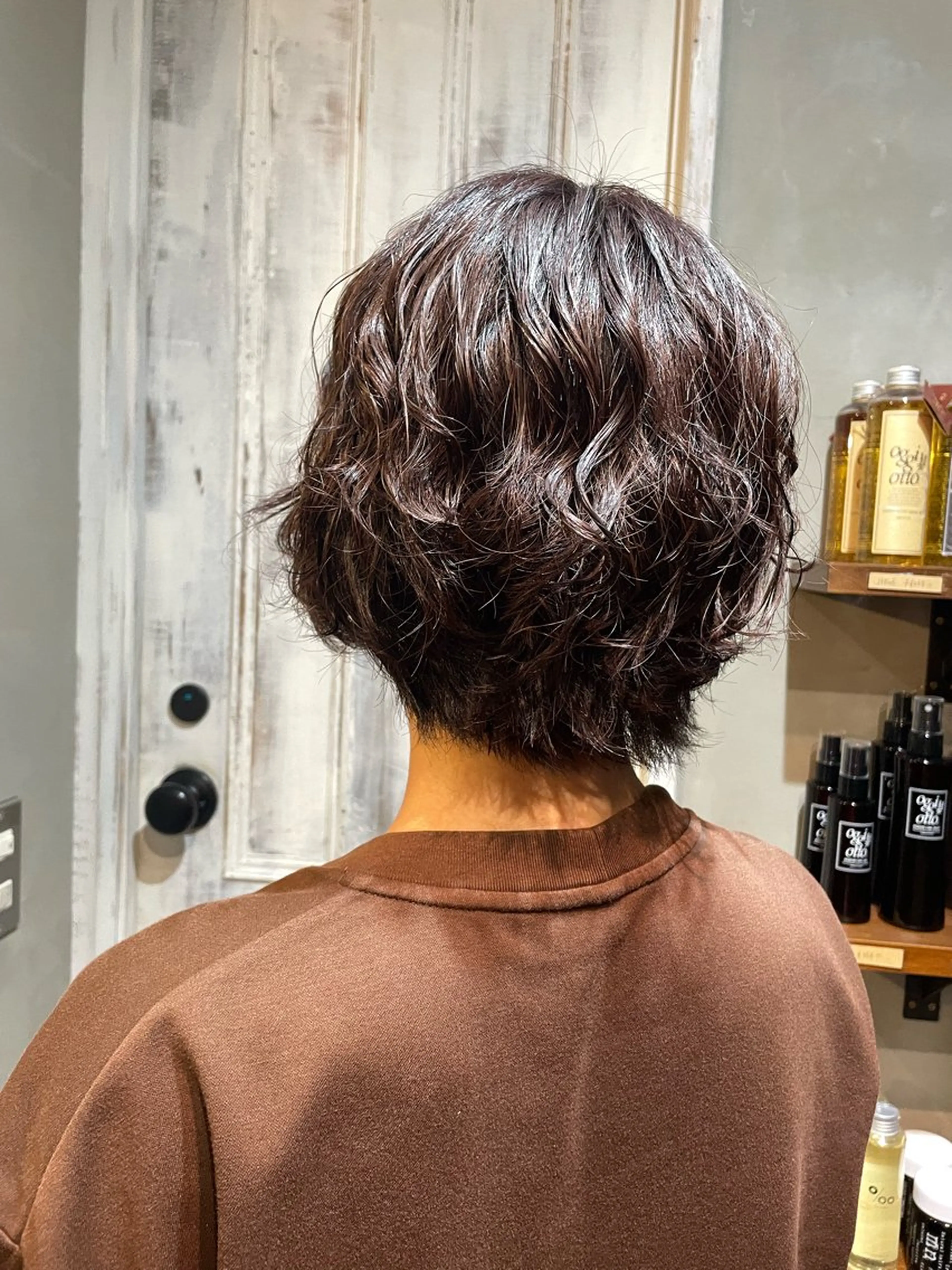 ショート パーマ 似合わせカラー/ えみな🍊✨️のヘアスタイル