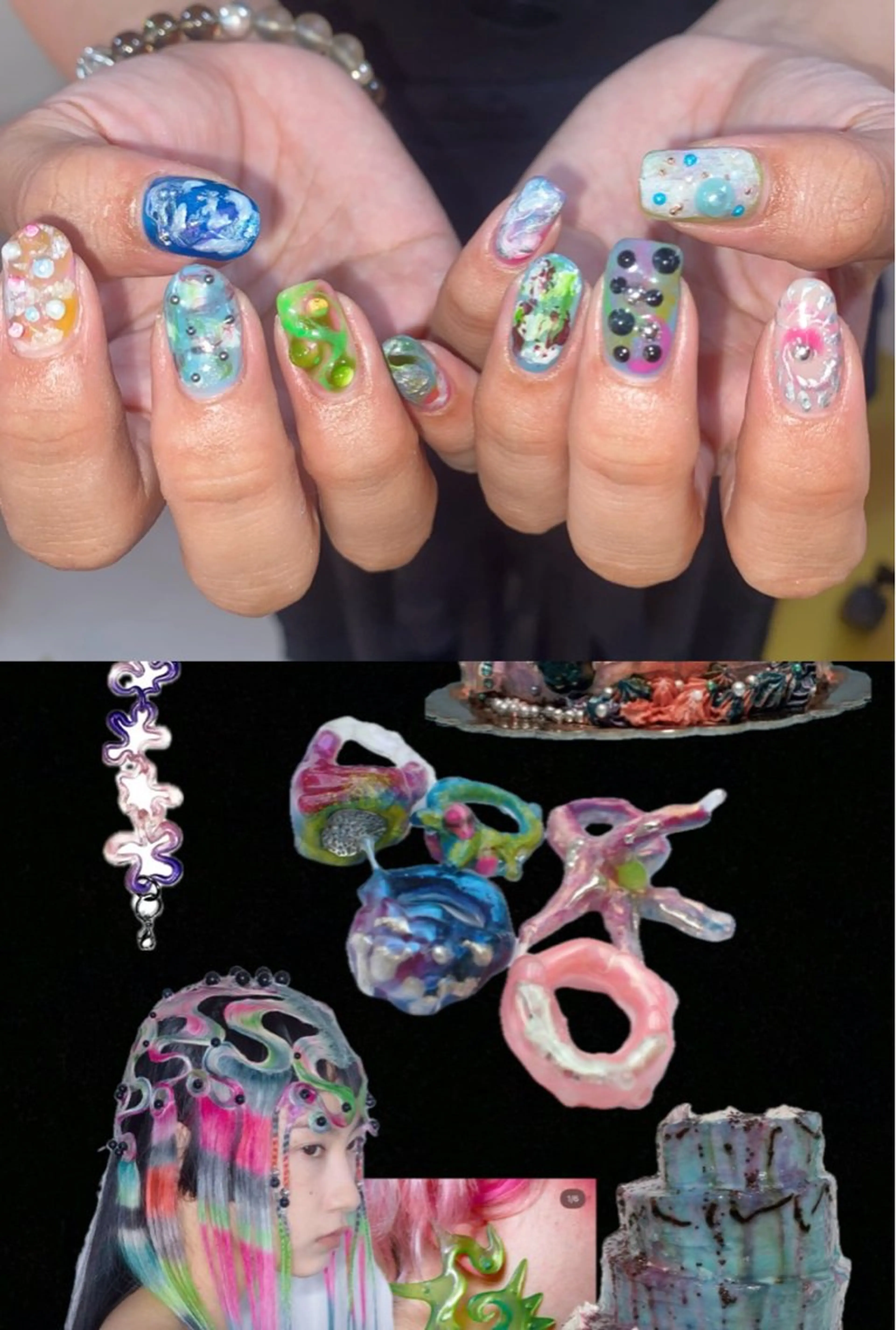 ネイル ハンドネイル .unff所属・hana (..)個 性派/メンズネイル◎のネイルデザイン