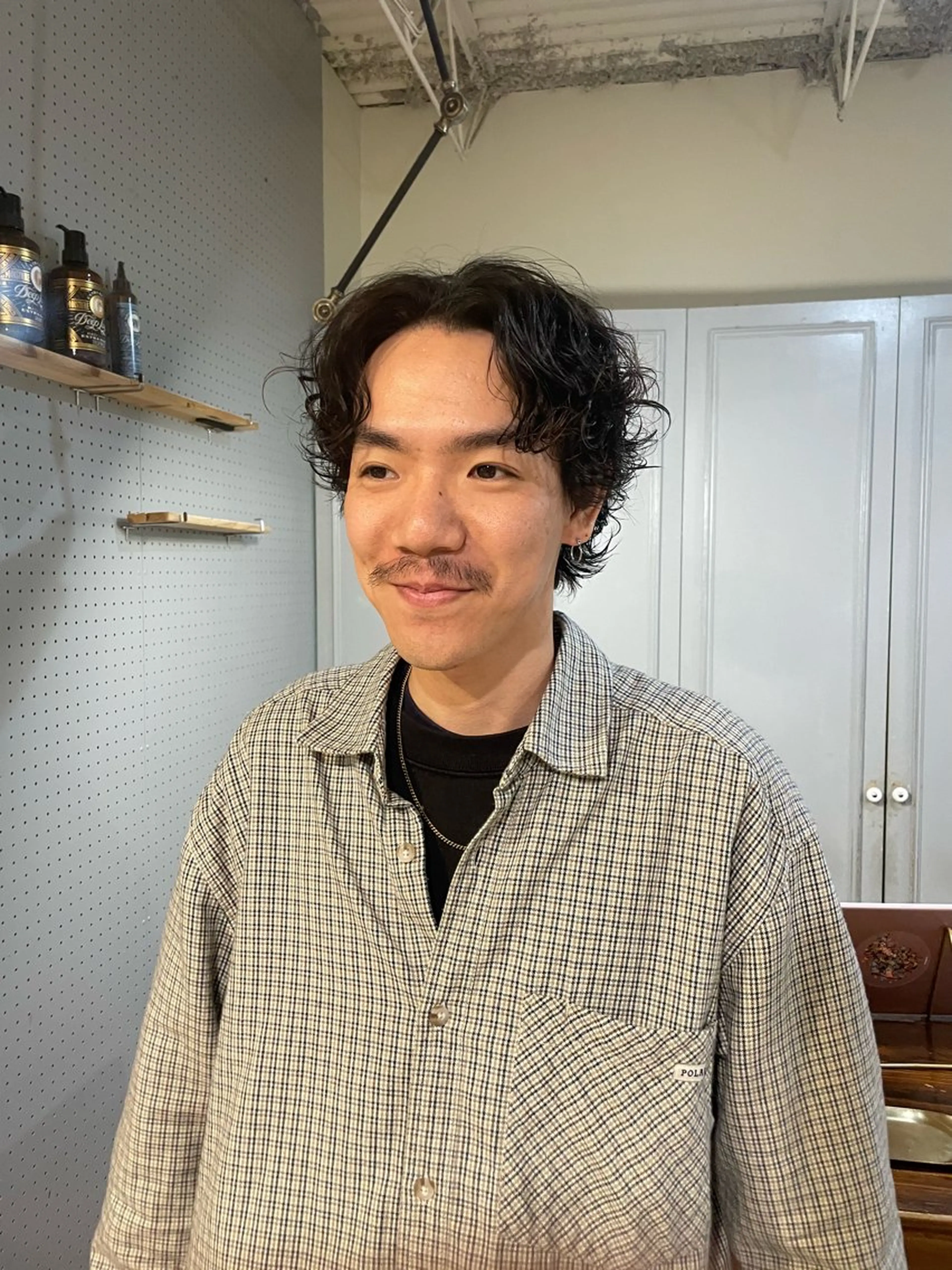 パーマ メンズ カット パーマ 🤩噂のMr.髪ポジ ティブ®️yu🤩のヘアスタイル