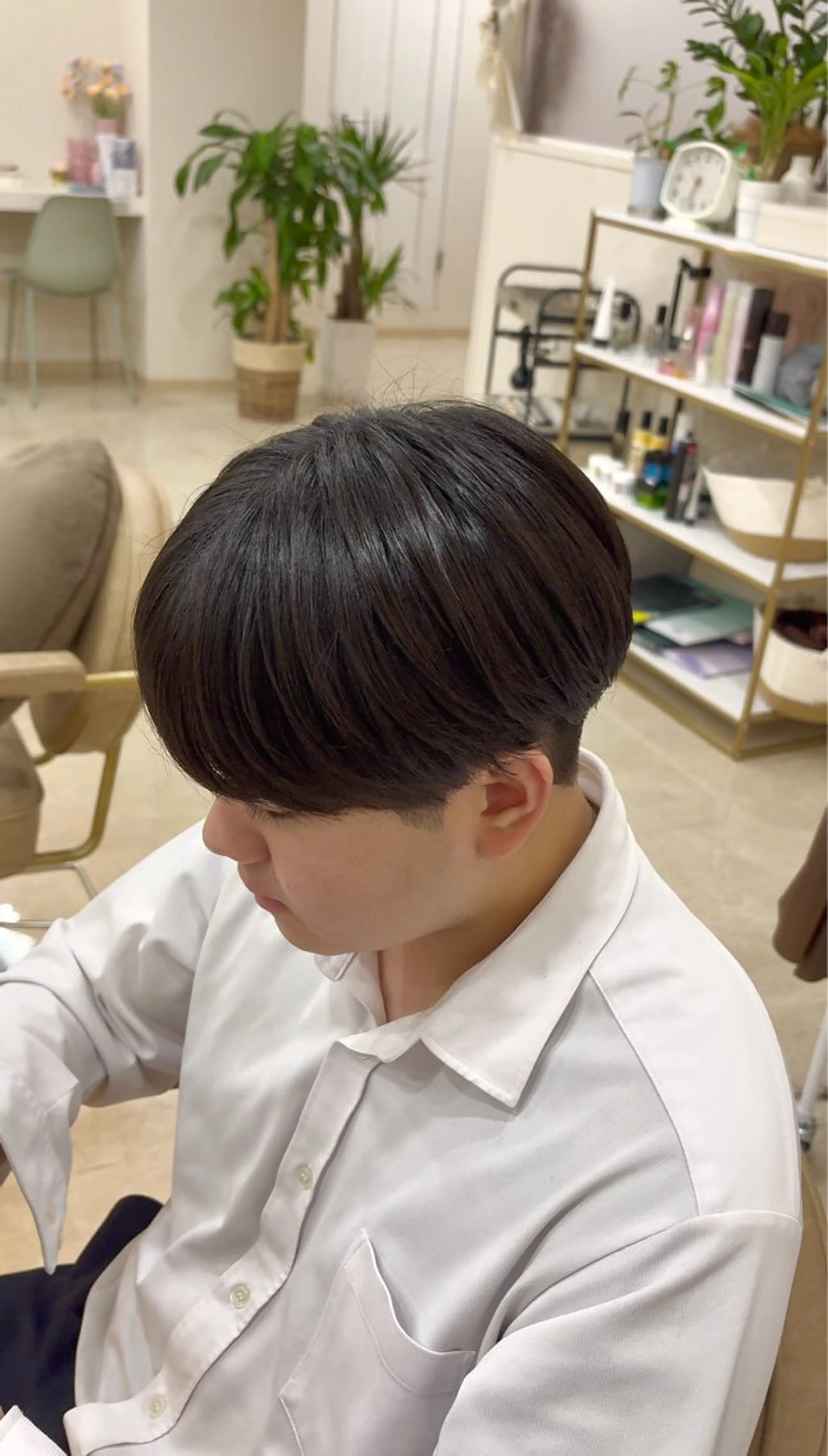 ミディアム メンズ マッシュ 学生（メンズ向け） シースルーマッシュ 学生 hair salon Ranun所属・年間指名数1000↑ 🔥メンズ特化/武蔵のヘアスタイル