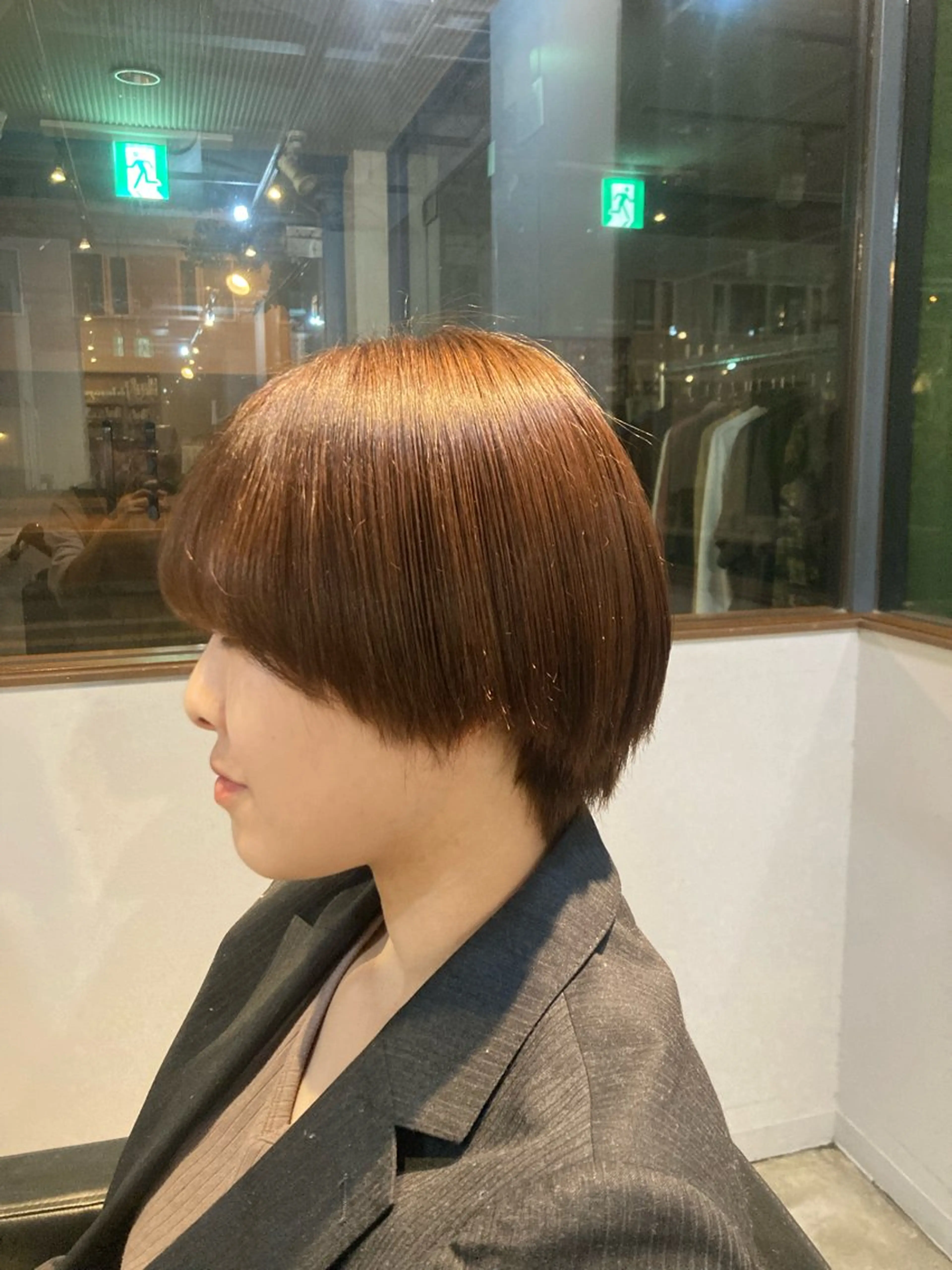ショート パーマ 伸ばしかけ 縮毛矯正 三上 琳のヘアスタイル