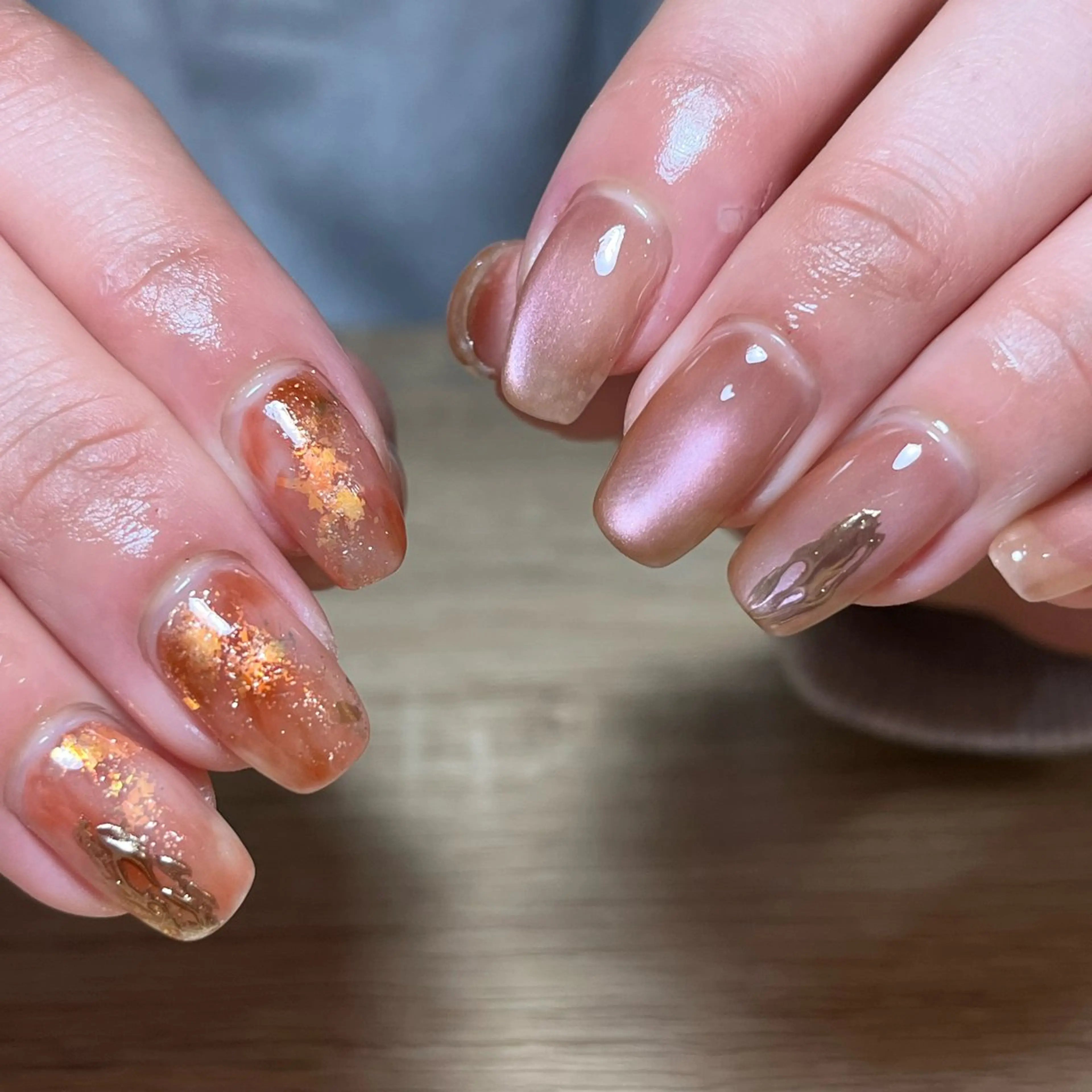 【パラジェル使用】【オフあり】おまかせニュアンス💅🏻🫧¥8800~¥11000の写真