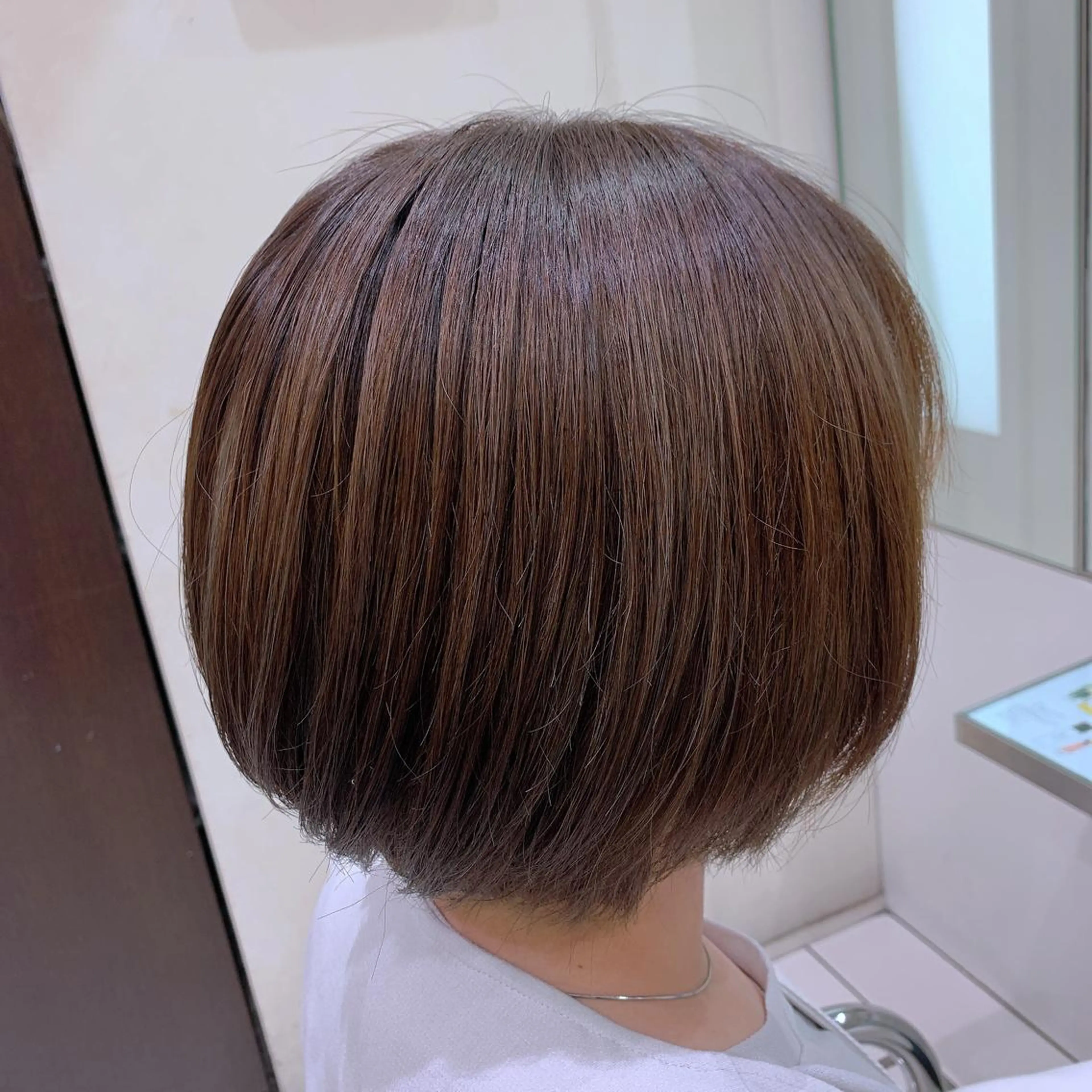 ショート カラー 透明感カラー グレージュ ヘッドスパ/栄 /久屋大通/岡戸のヘアスタイル