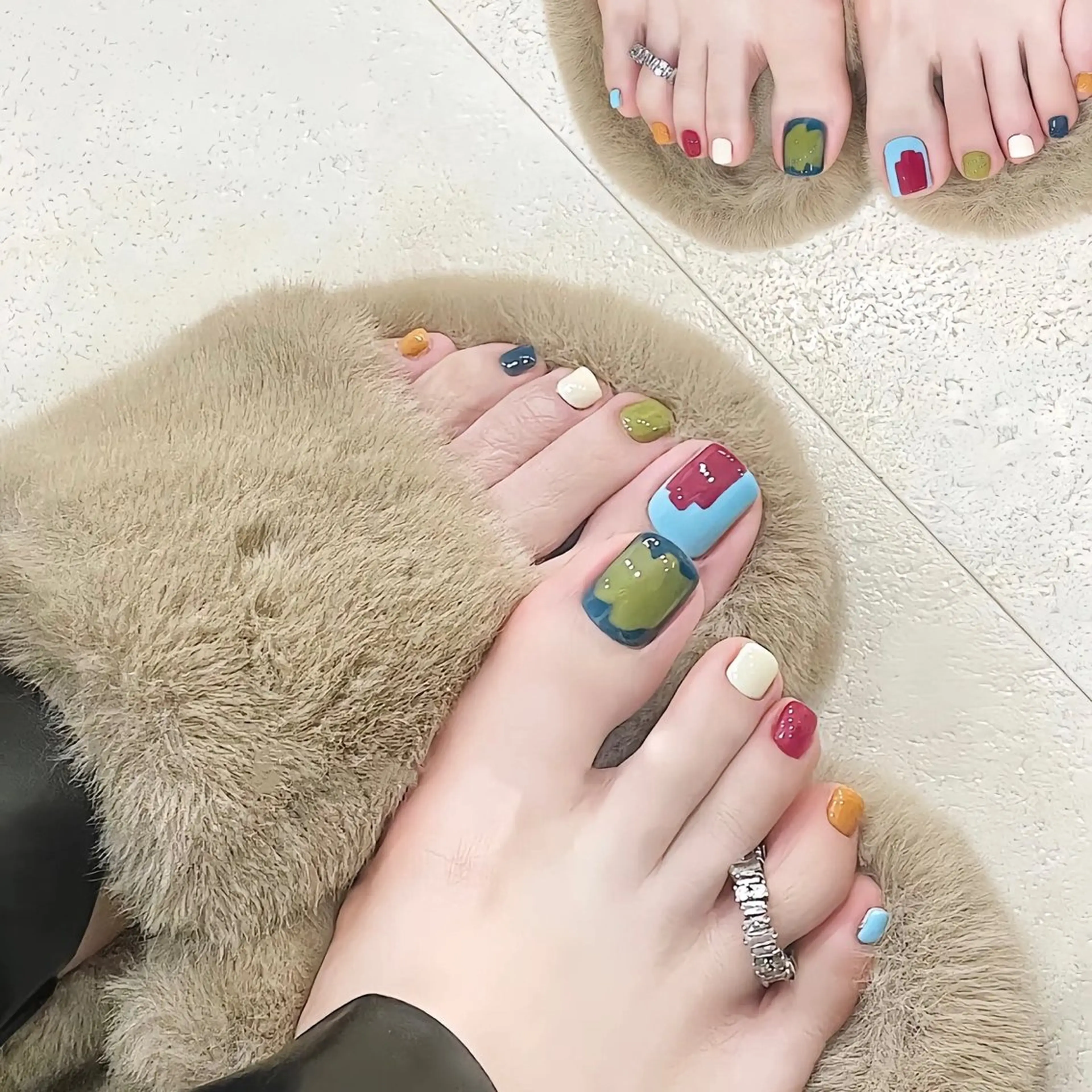 ネイル 長さ出し ジェルネイル キラキラネイル 大理石ネイル(マーブル) ニュアンスネイル Morpho nailのネイルデザイン