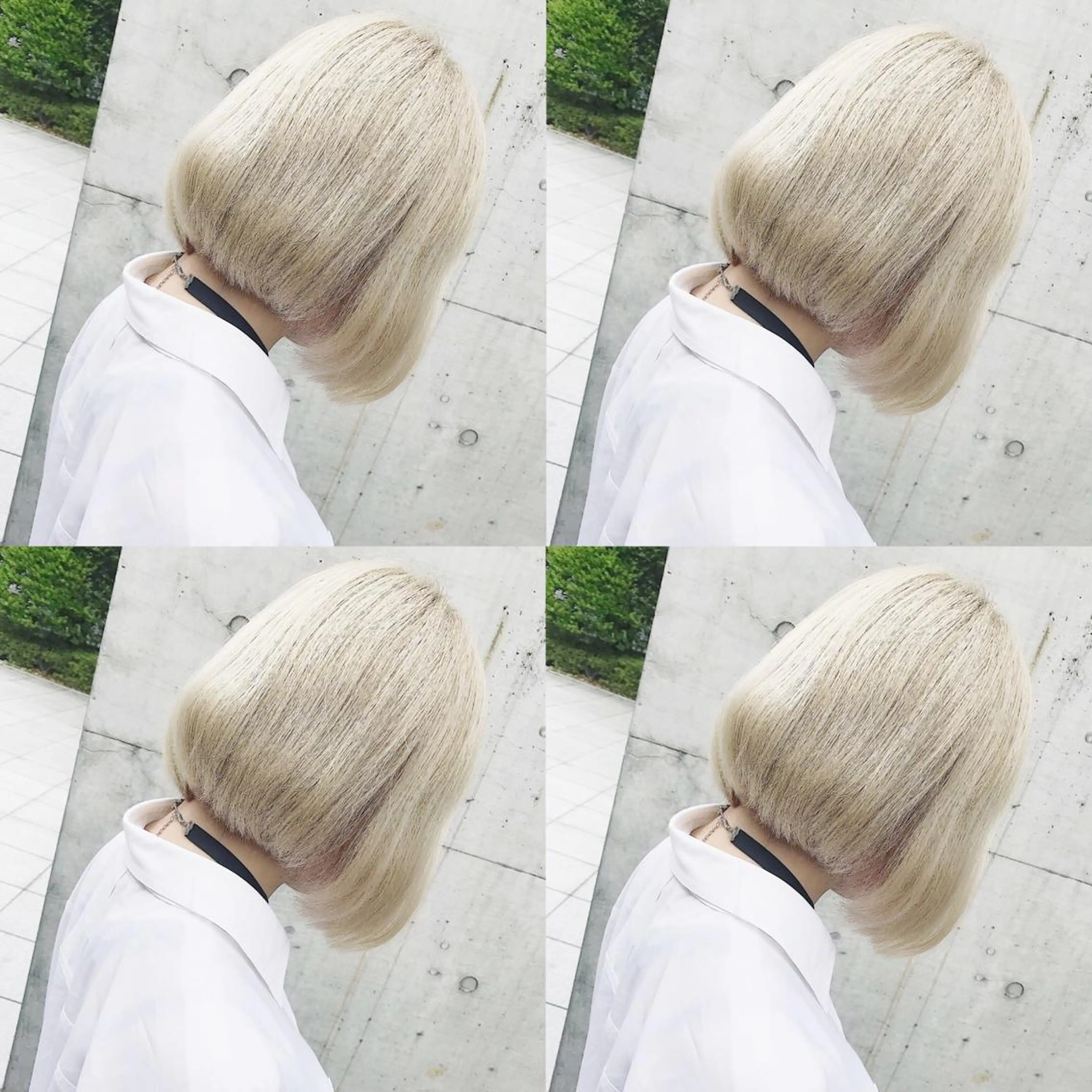 ショート カラー ヘアアレンジ トリートメント TAKUMAブリーチ /切りっぱなし🪽のヘアスタイル