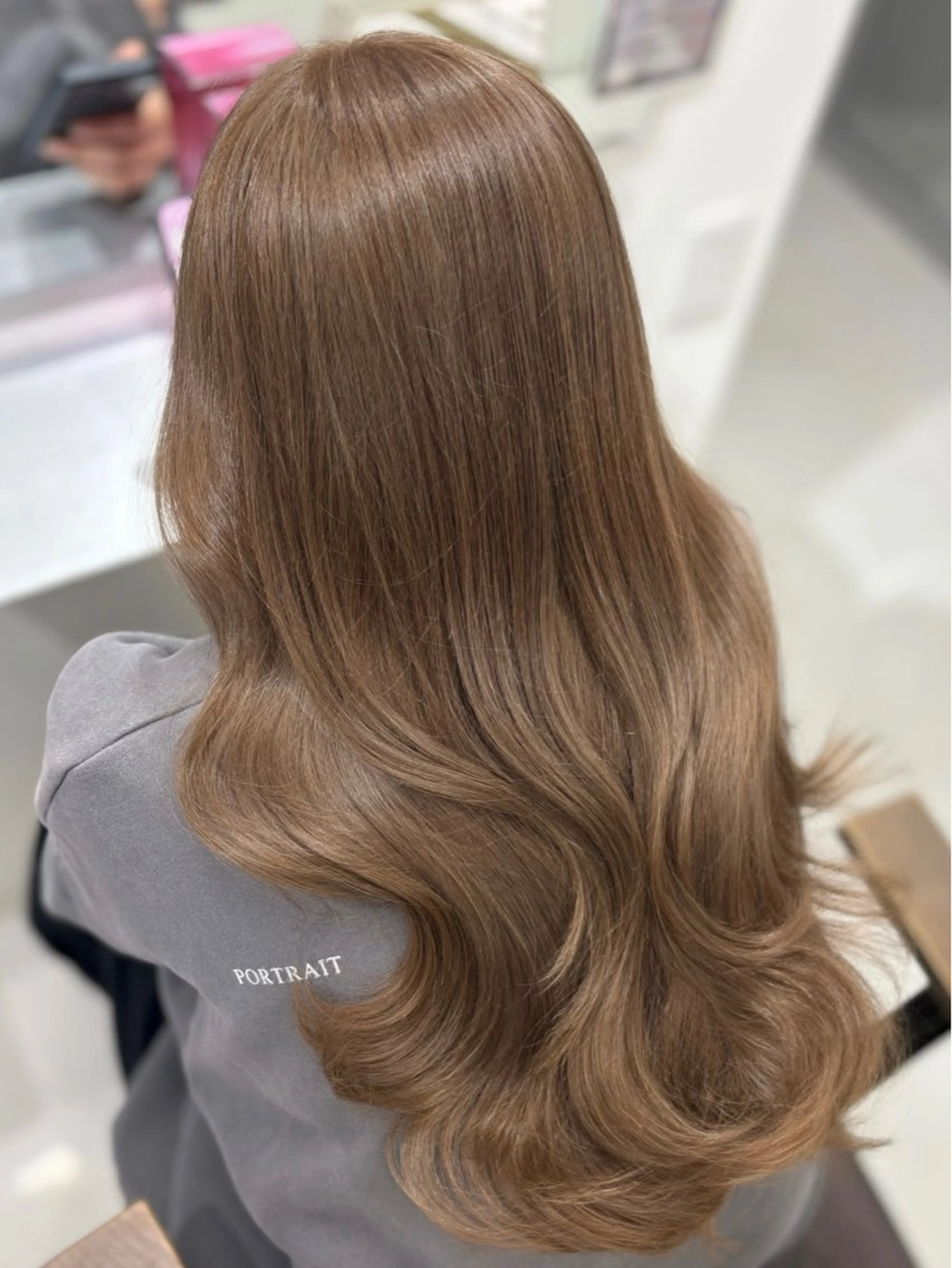 セミロング カット ヘアカラー トリートメント 🎨大林 菜海/ ハイトーン/レイヤーのヘアスタイル